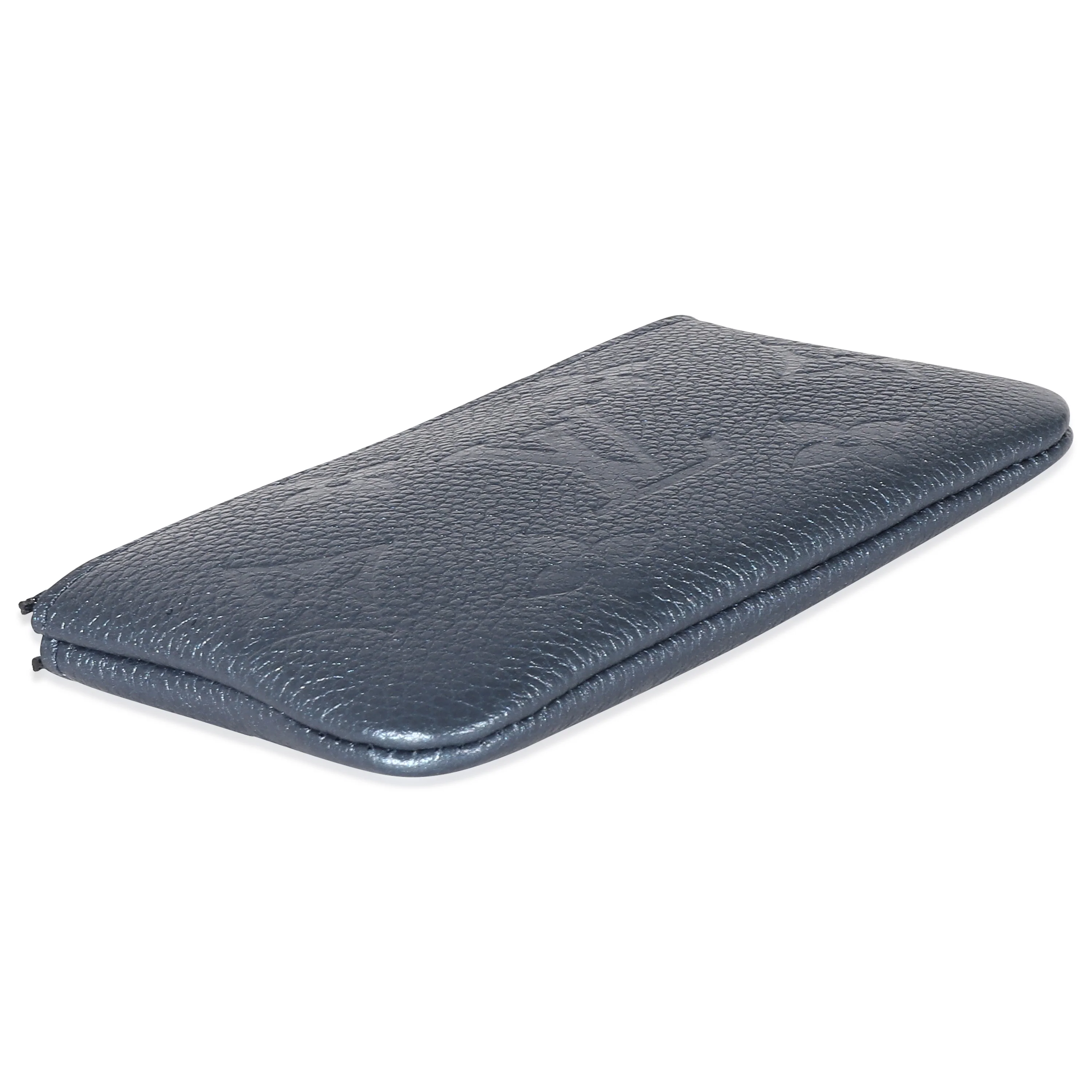 Louis Vuitton Iridescent Navy Nacre Empreinte Key Pouch - Image 6