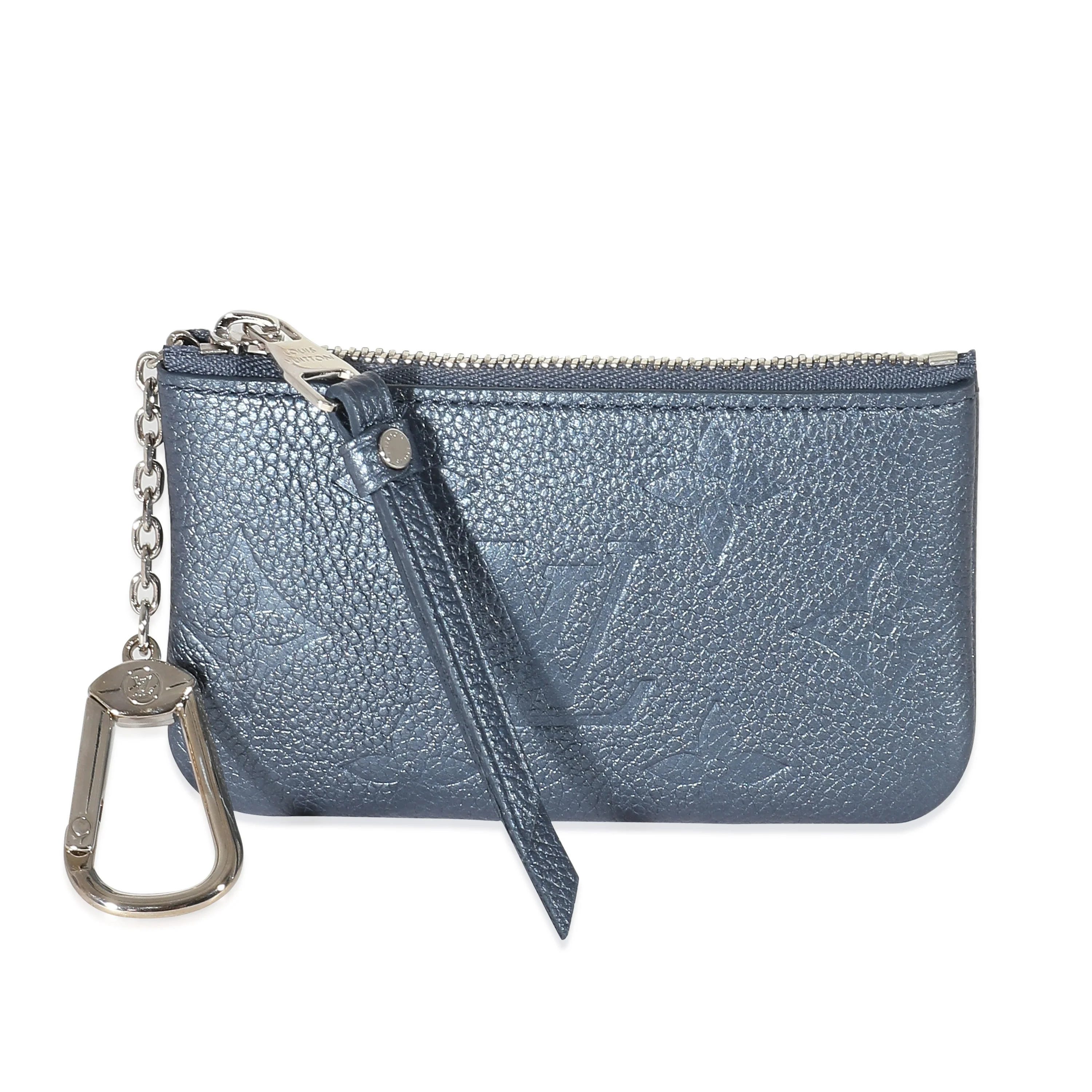 Louis Vuitton Iridescent Navy Nacre Empreinte Key Pouch - Image 8