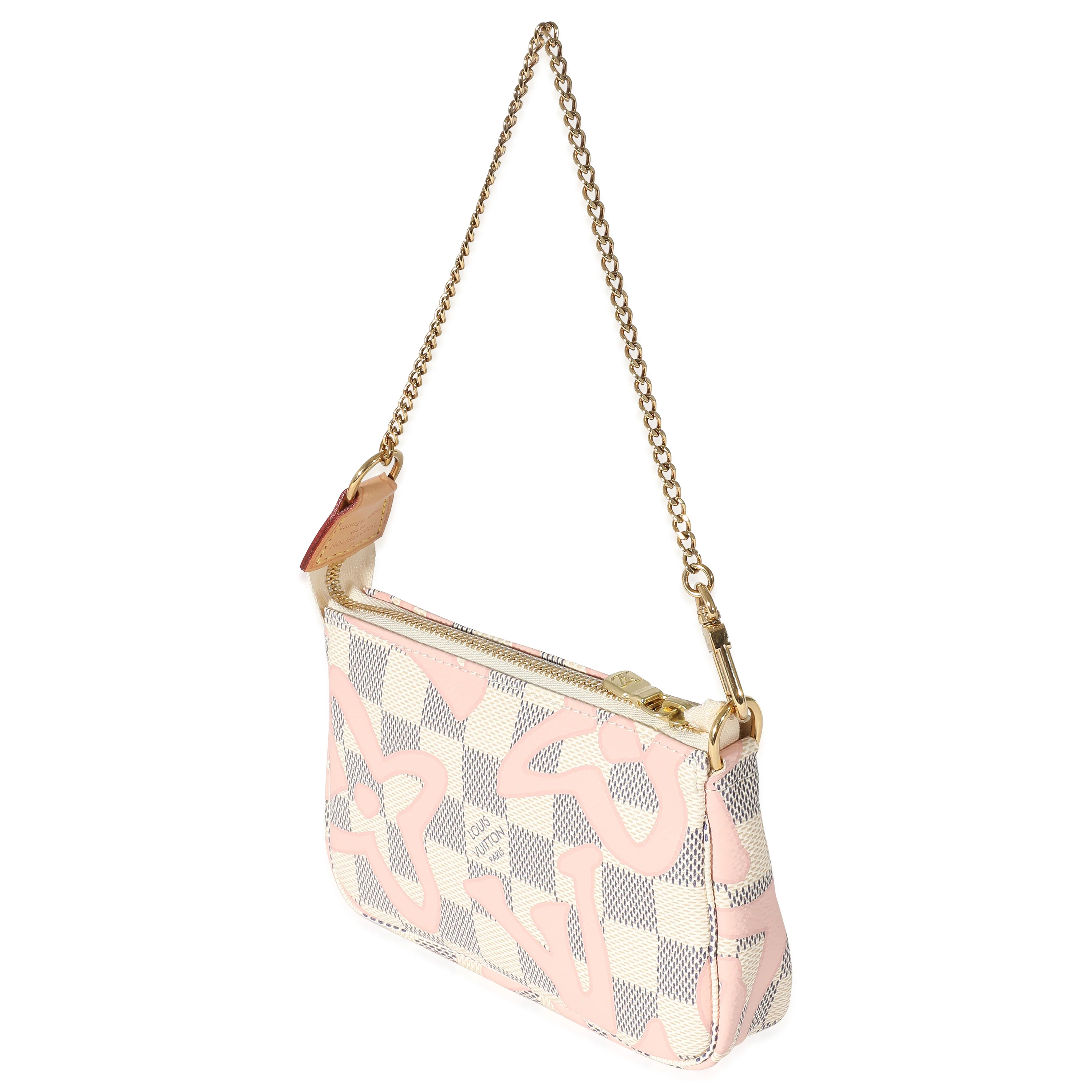 Louis Vuitton Damier Azur Canvas Tahitienne Mini Pochette Accessoires - Image 2