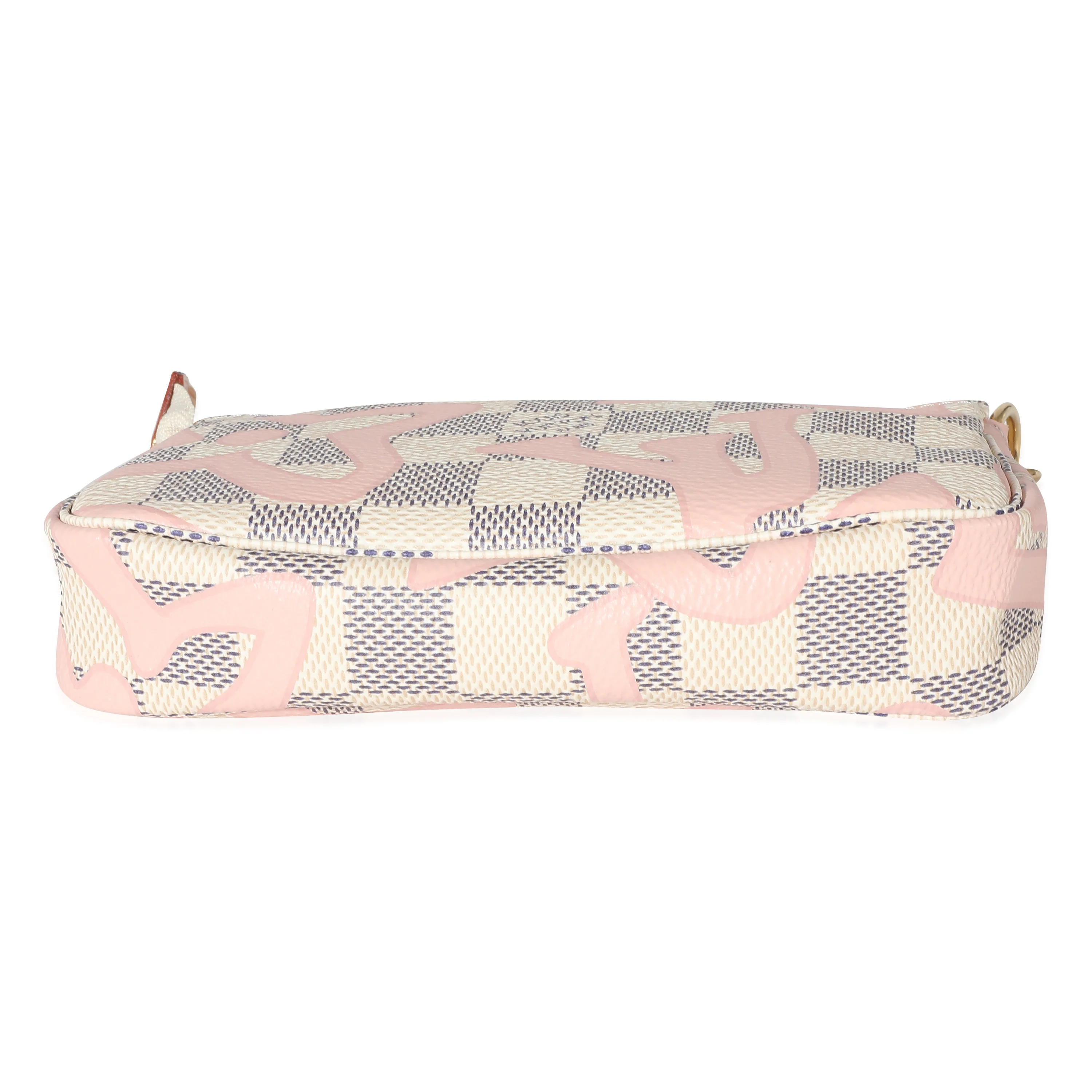 Louis Vuitton Damier Azur Canvas Tahitienne Mini Pochette Accessoires - Image 5