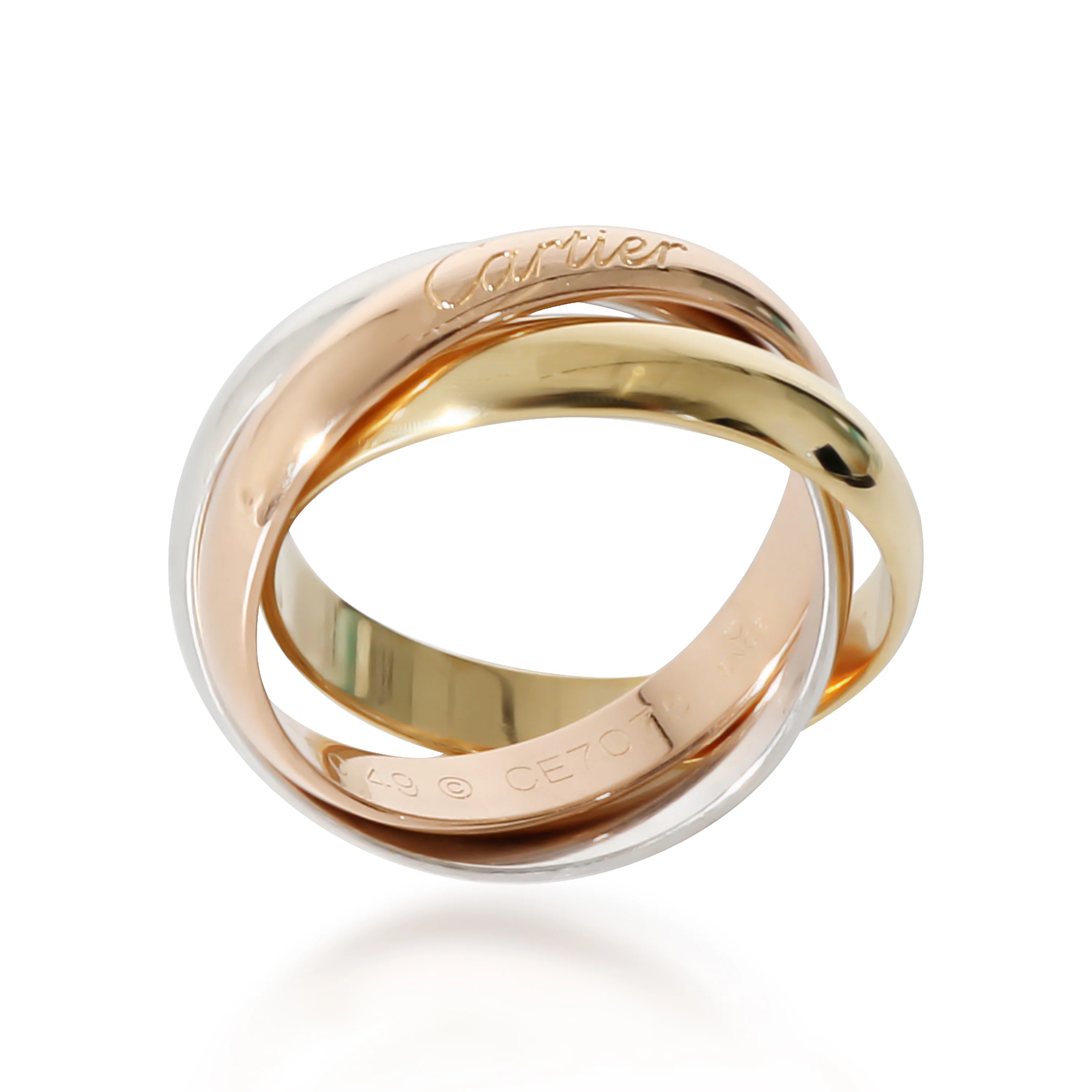 Cartier Trinity Ring in 18kt Tri-Color Gold - Image 3
