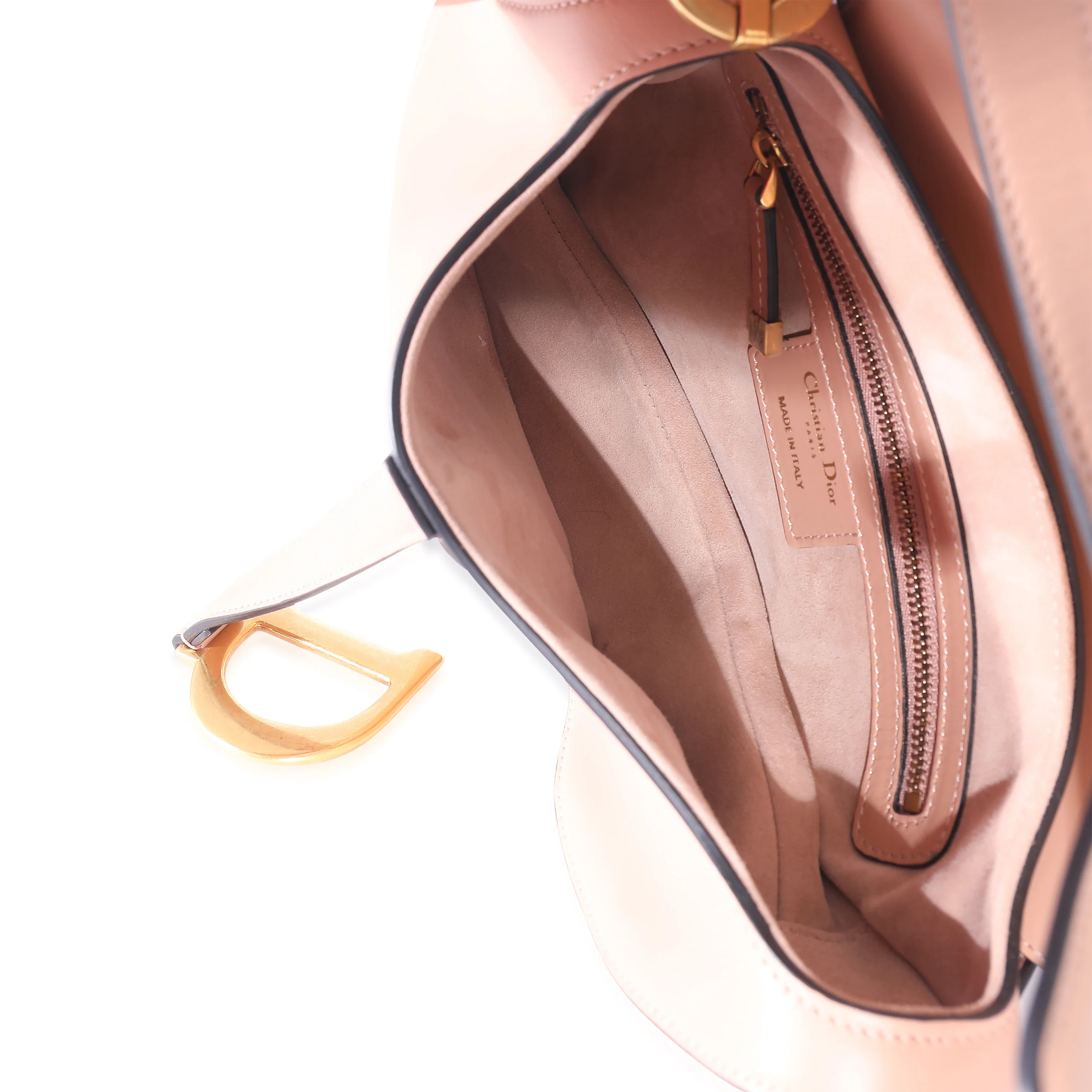 Christian Dior Pink Smooth Calfskin Saddle - Image 4