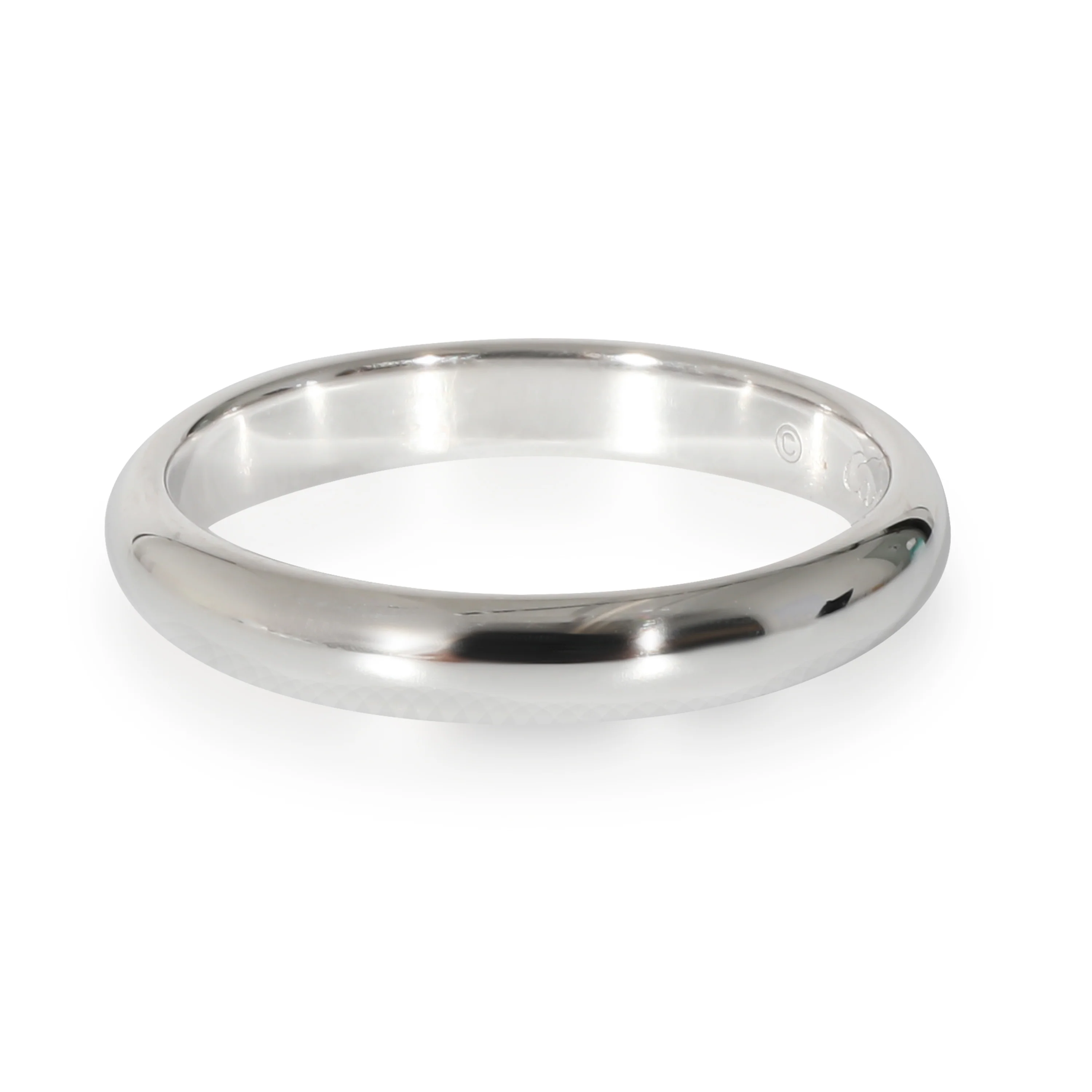 Cartier 1895 Wedding Band in Platinum - Image 5