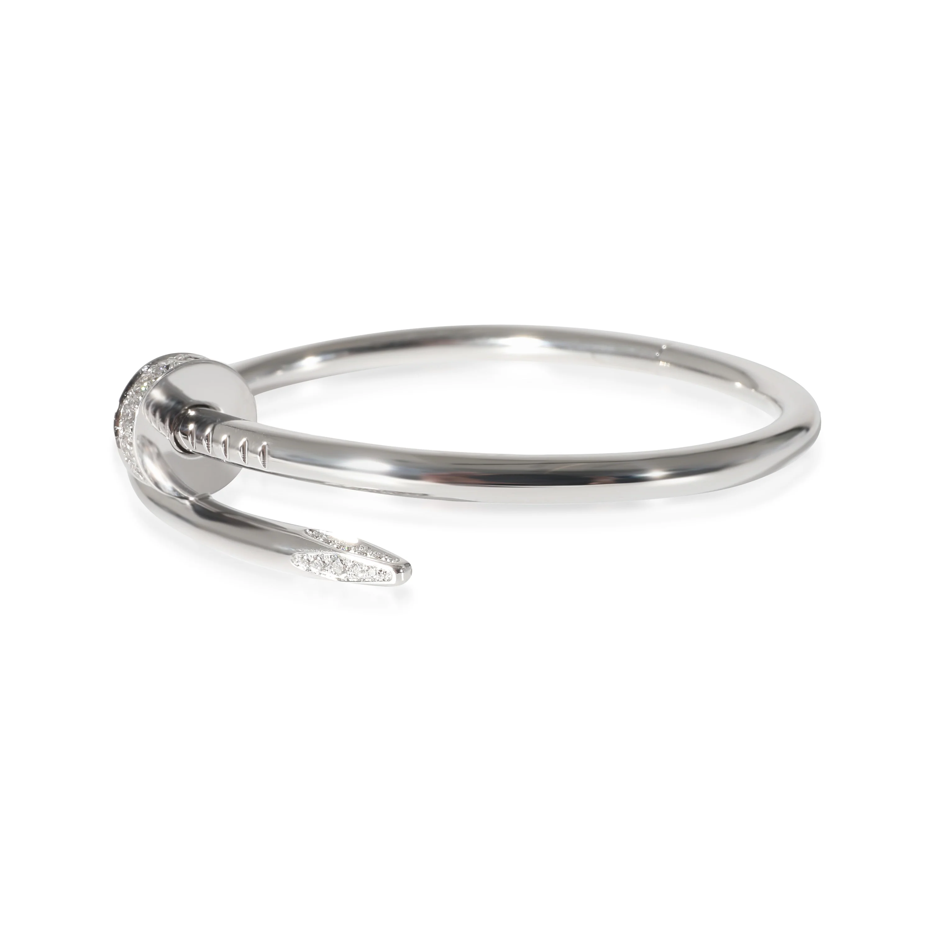 Cartier Juste Un Clou Bracelet (White Gold, Diamond) - Image 2