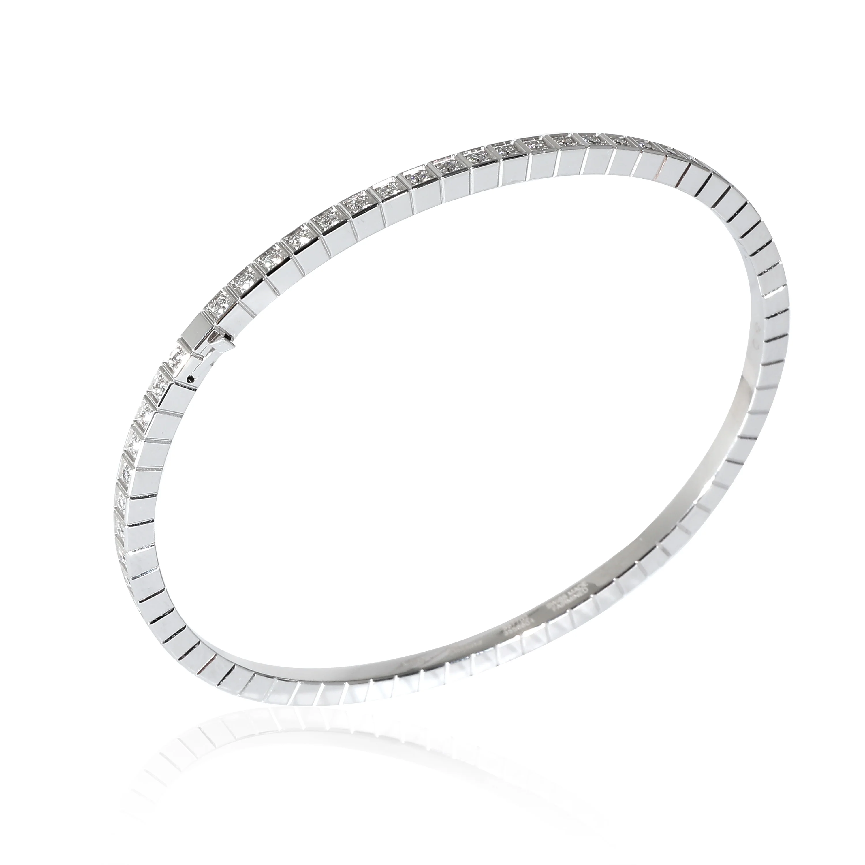 Ice Cube Eternity Diamond Bracelet in 18k White Gold 0.64 CTW - Image 2