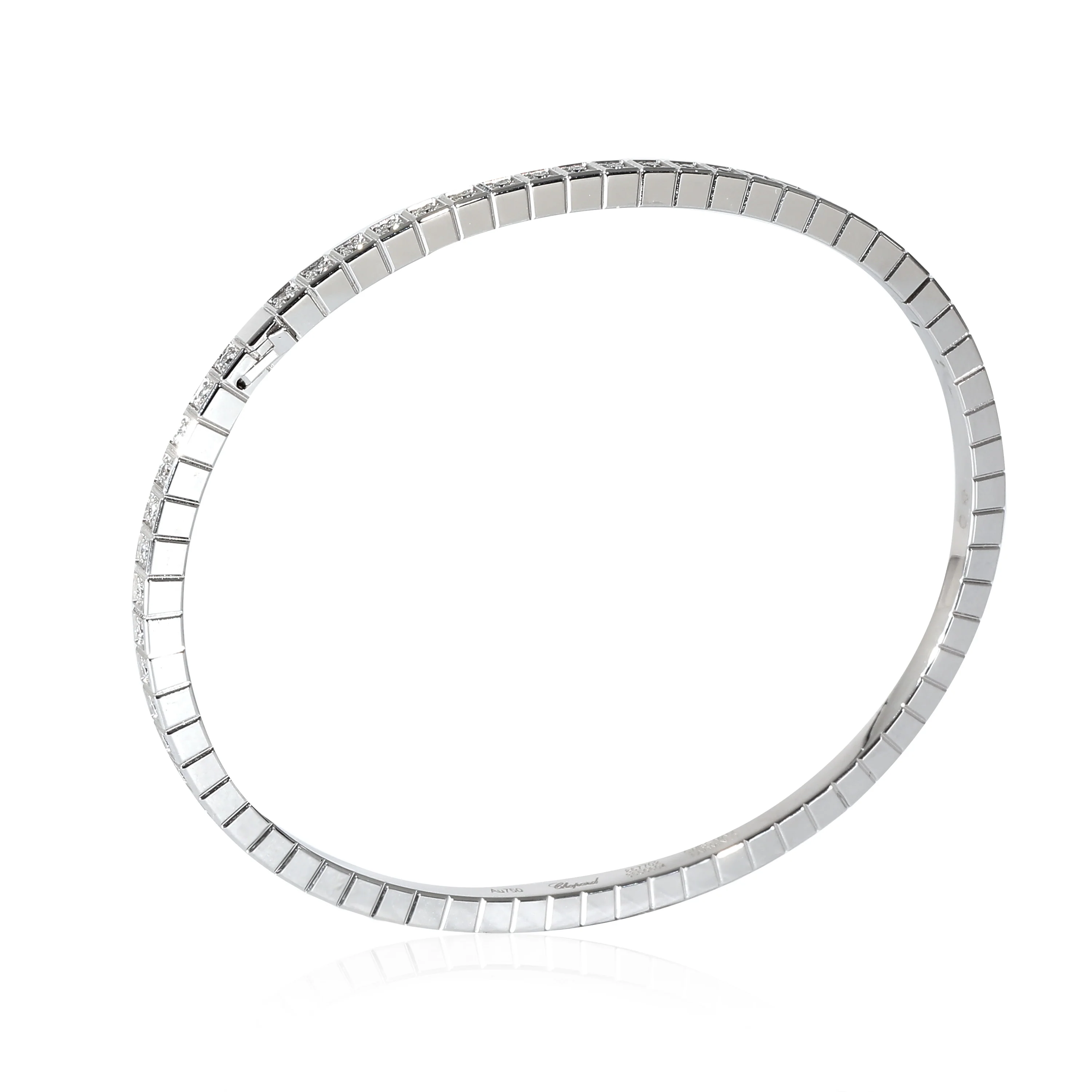Ice Cube Eternity Diamond Bracelet in 18k White Gold 0.64 CTW - Image 6