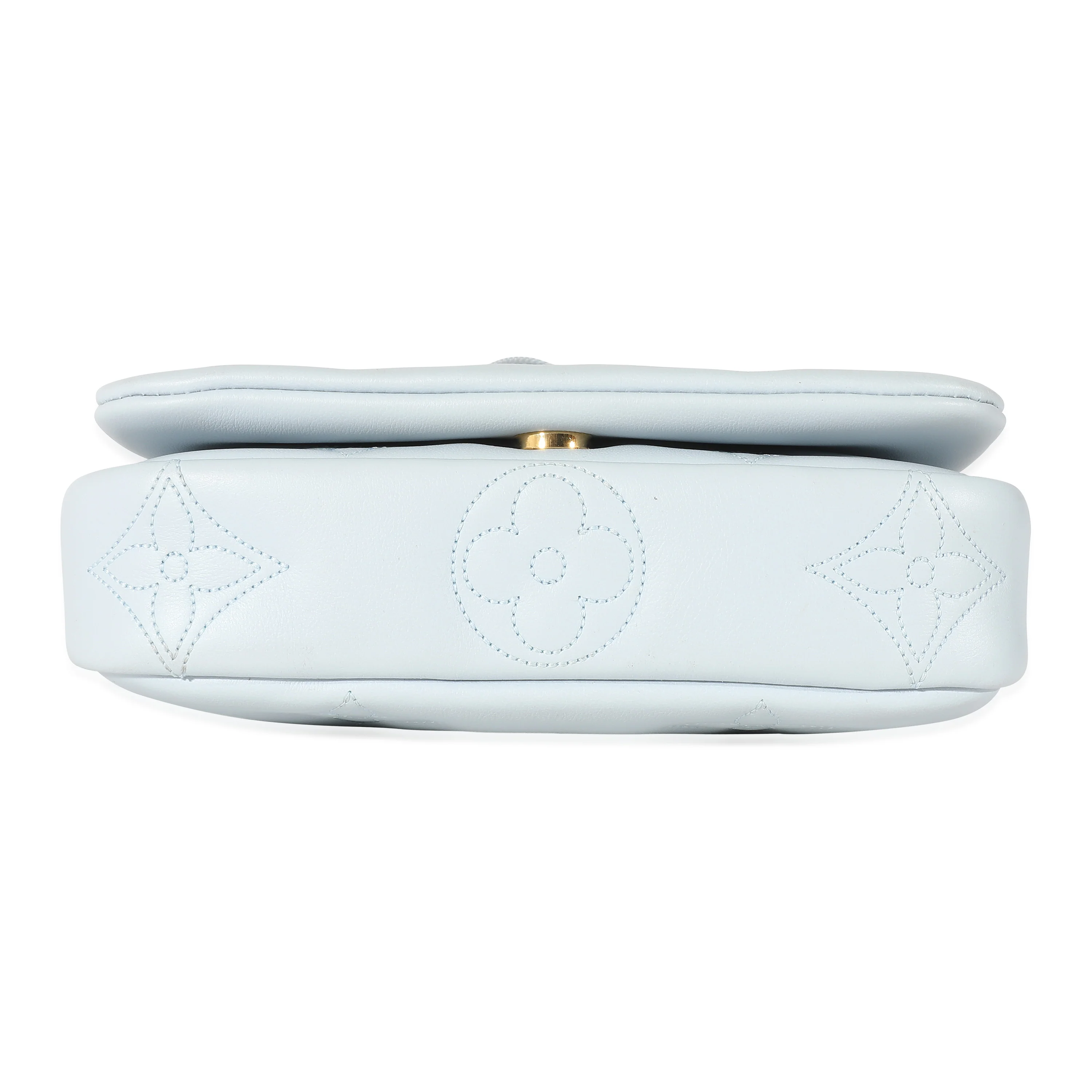 Louis Vuitton Bleu Glacier Bubblegram Wallet On Strap - Image 4