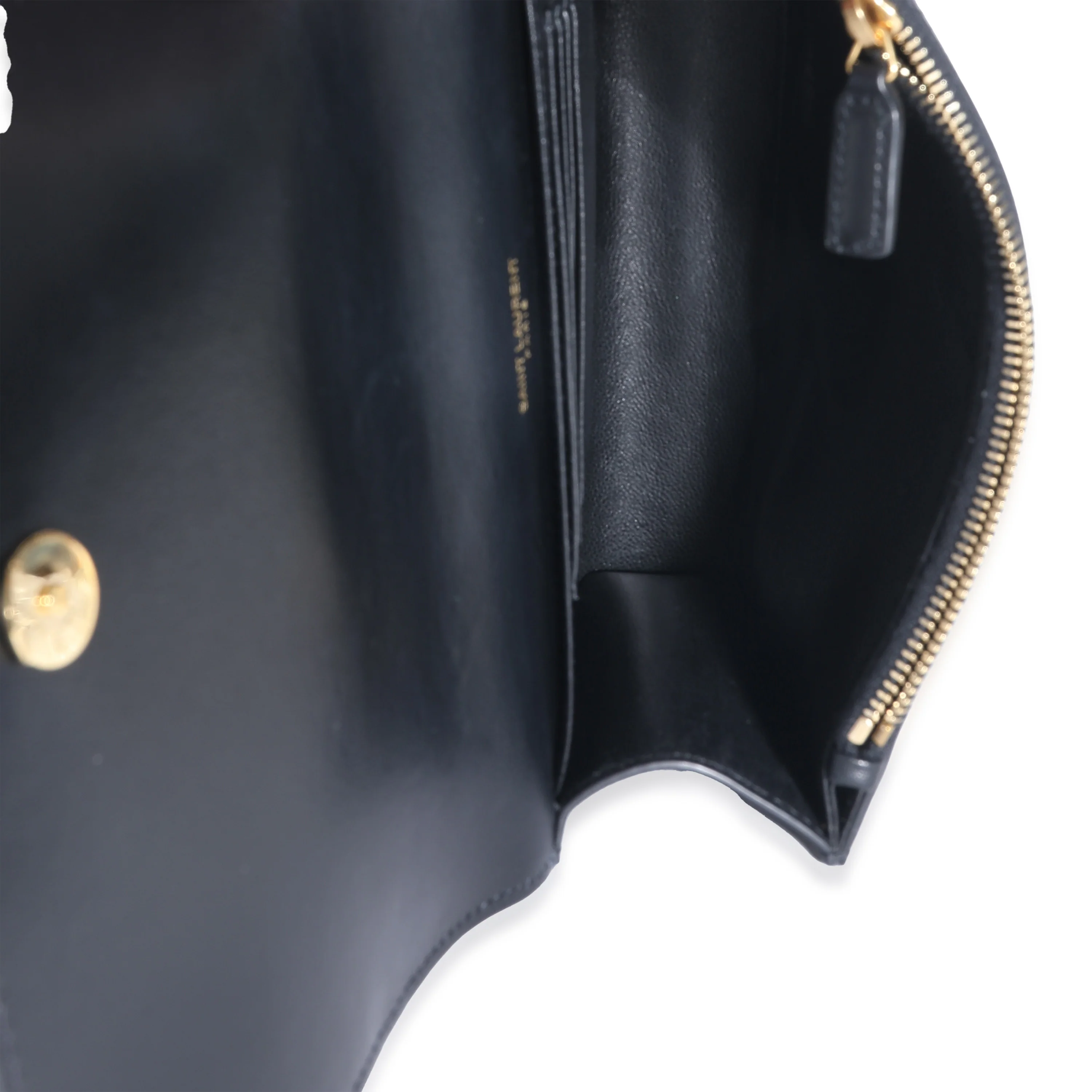 Saint Laurent Black Smooth Leather Kate Belt Bag - Image 4