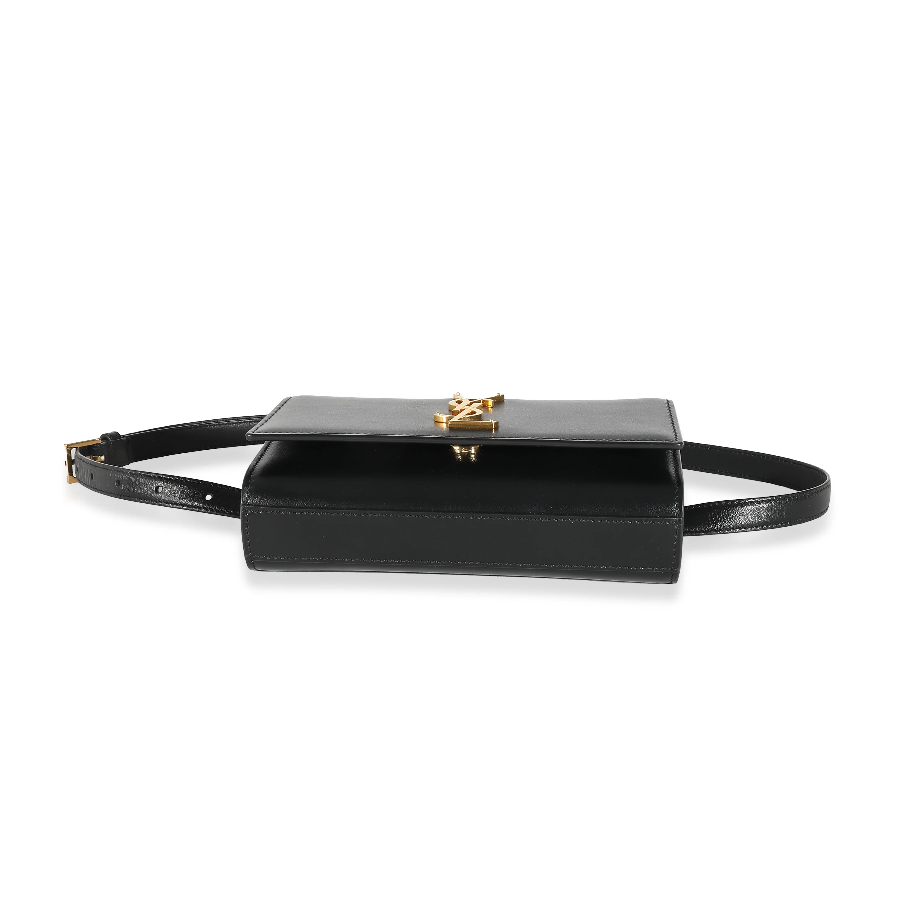 Saint Laurent Black Smooth Leather Kate Belt Bag - Image 5