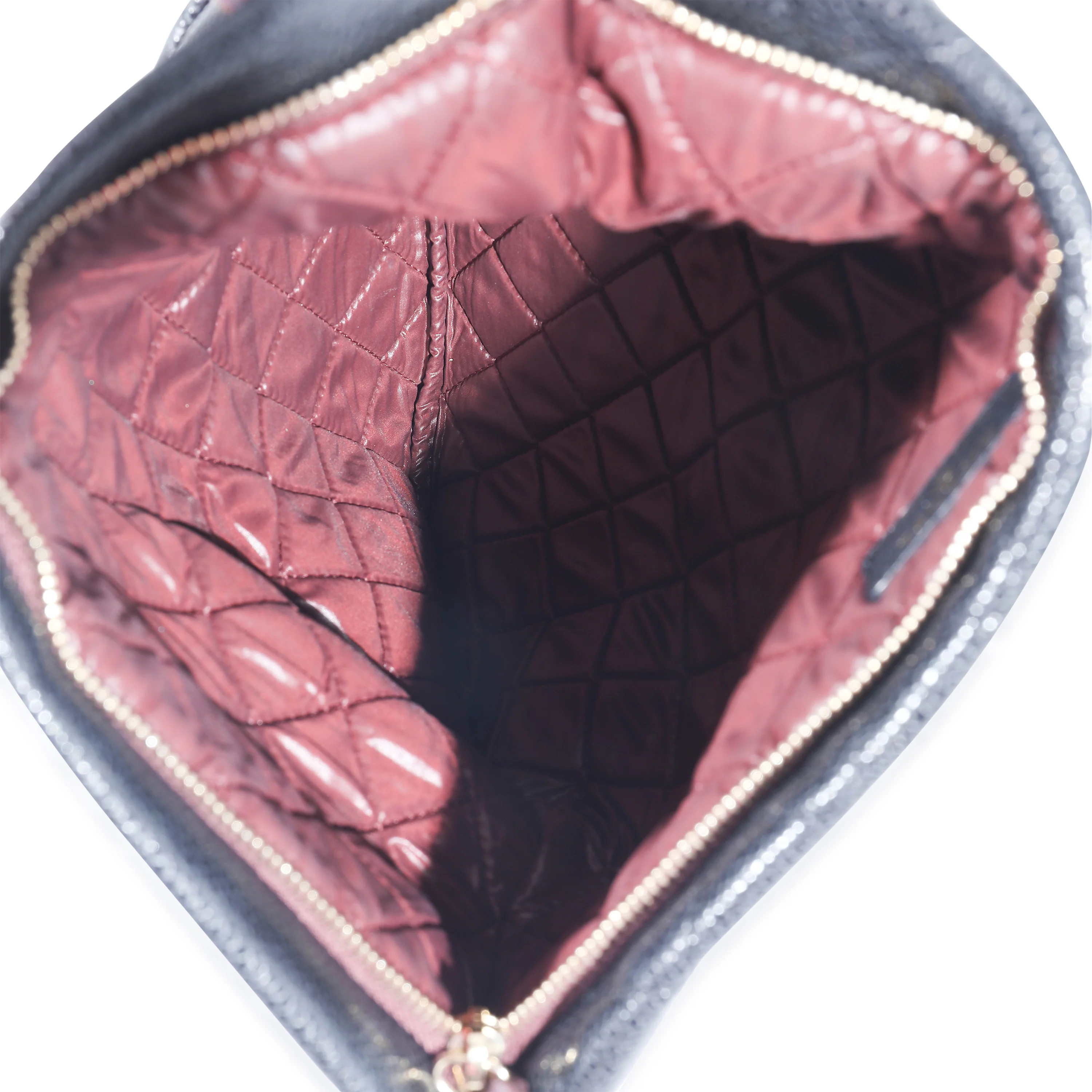 Chanel Black Quilted Caviar CC Flap Clutch - Image 7