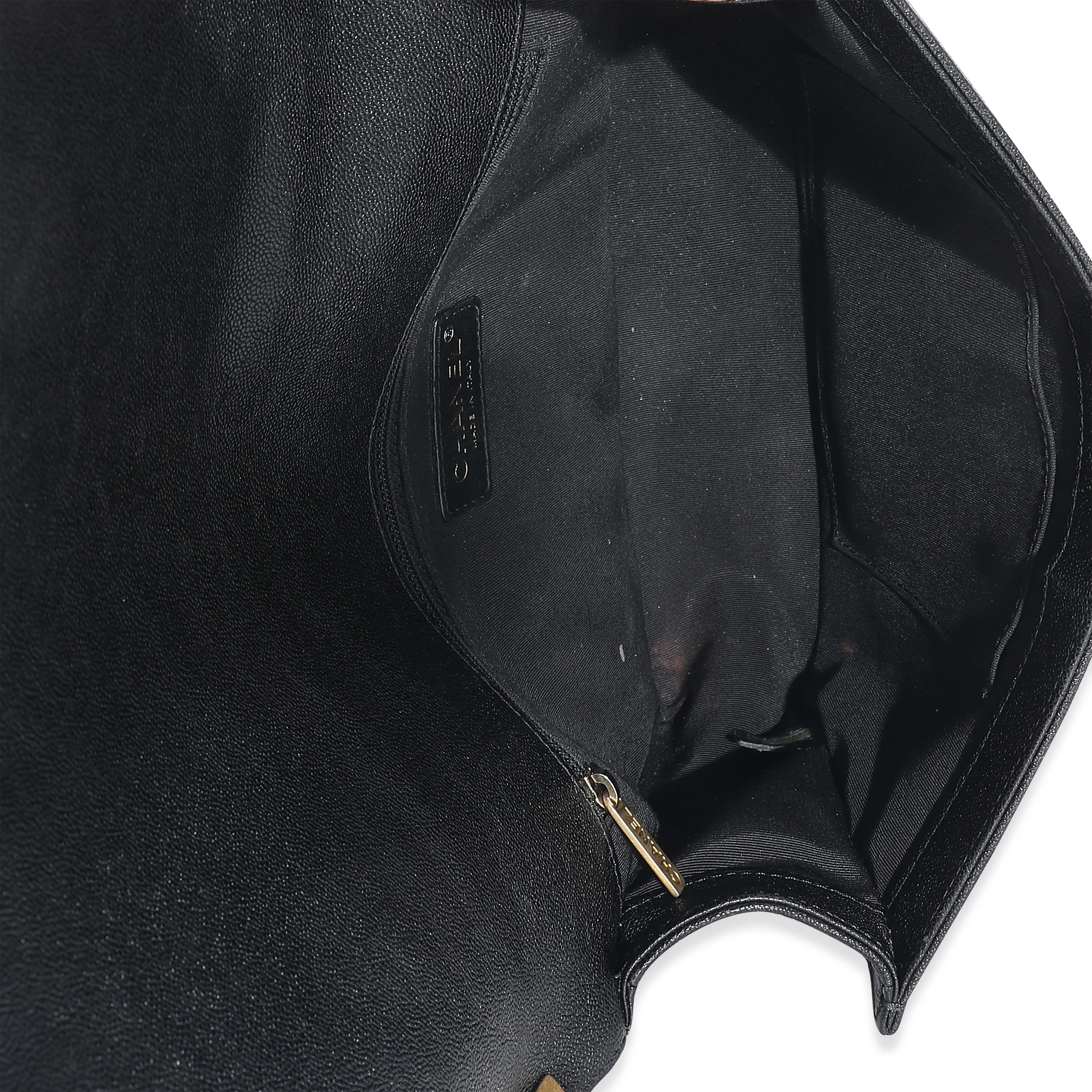 Chanel Black Caviar Medium Boy Bag - Image 8