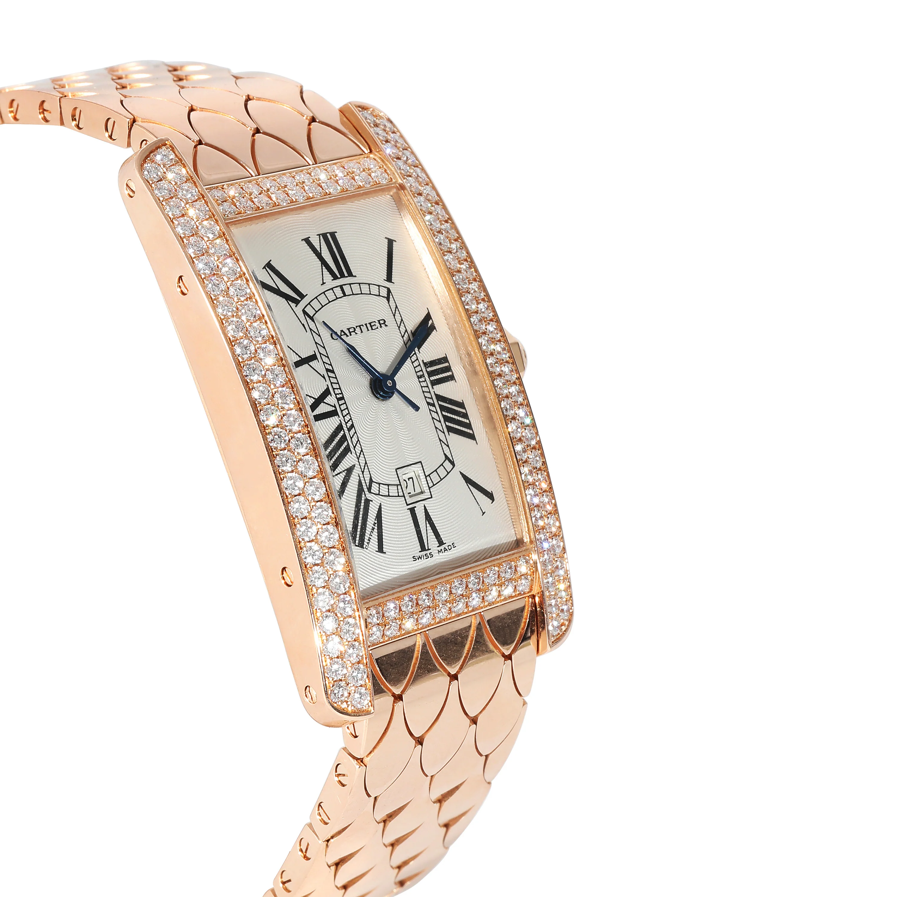 Cartier Tank Americaine WB710010 Womens Watch in 18k Rose Gold - Image 2