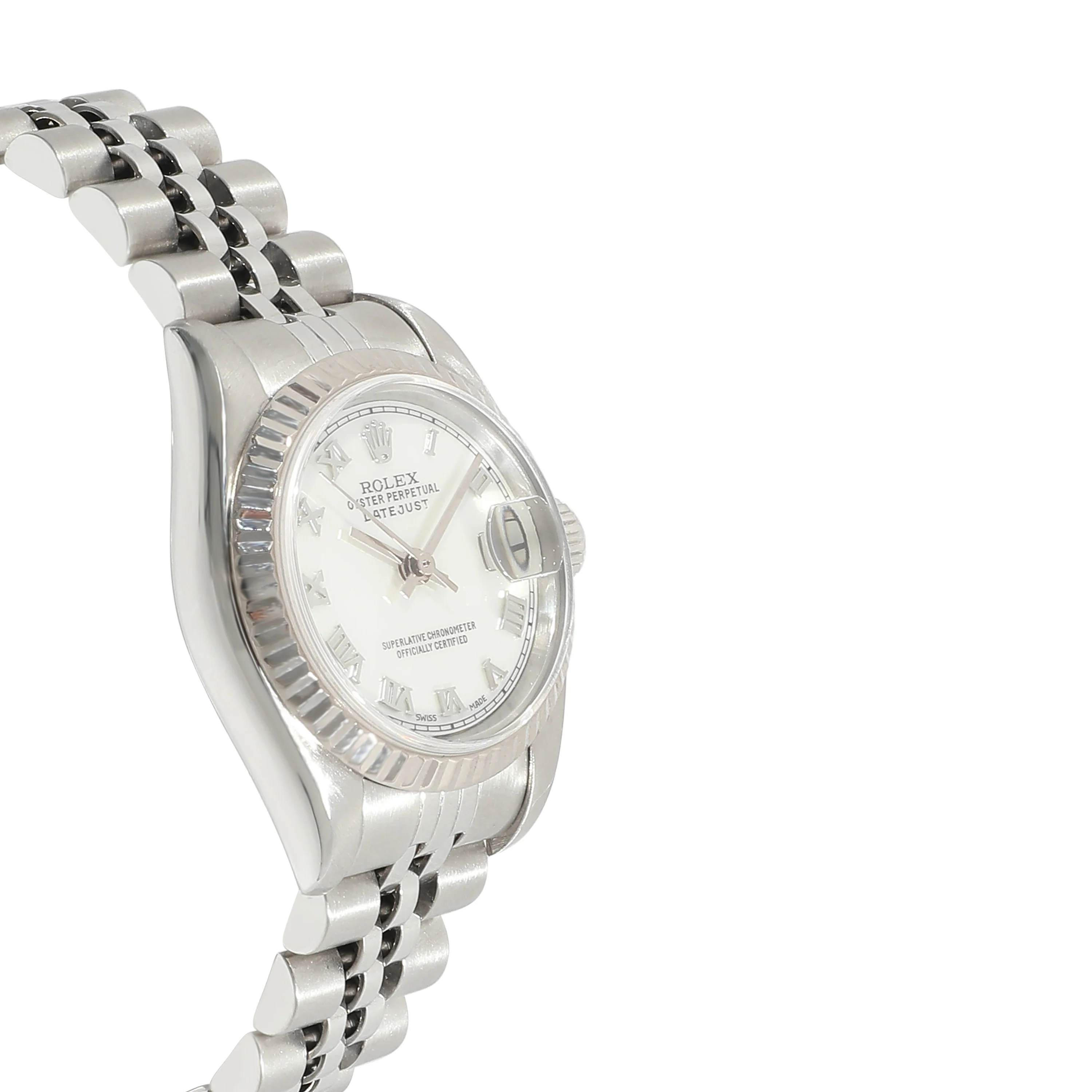 Rolex Datejust 69174 Womens Watch in 18kt Stainless Steel/White Gold - Image 2