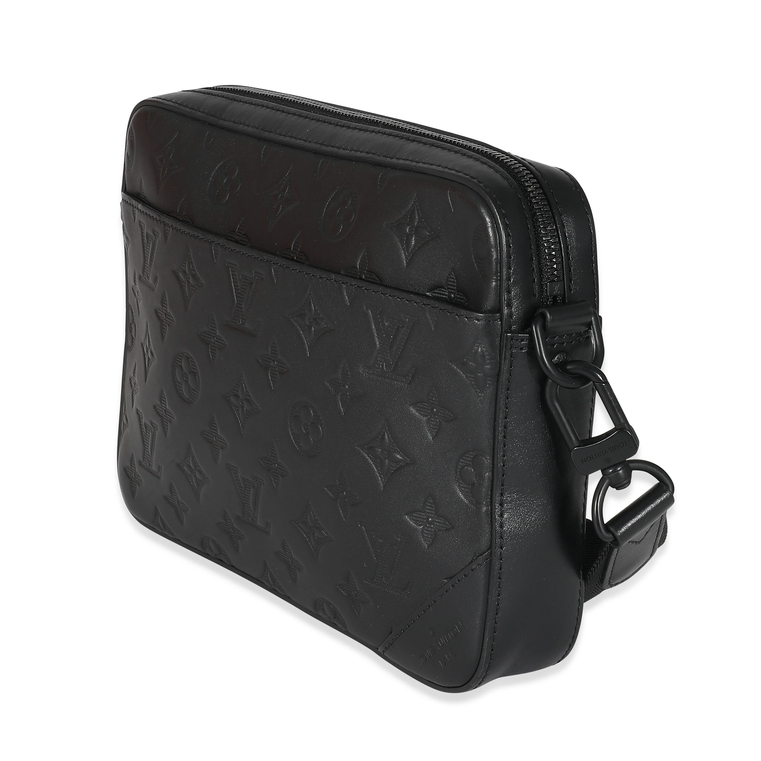 Louis Vuitton Black Monogram Shadow Leather Duo Messenger Bag - Image 2