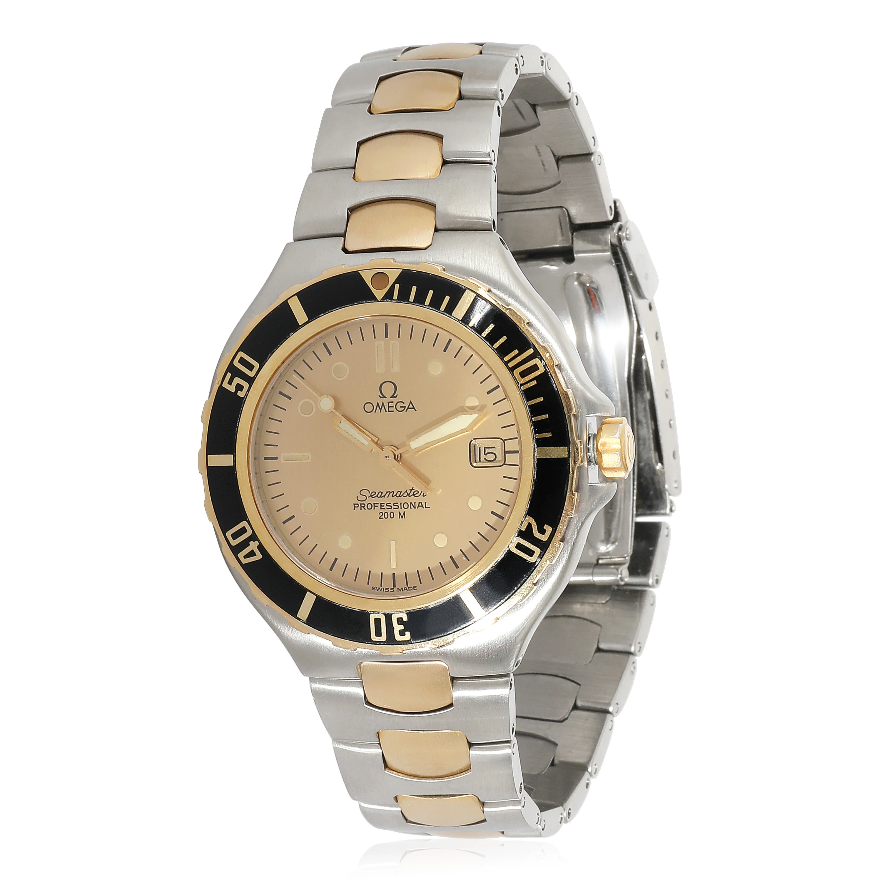 Omega Seamaster 200M 2650.10 Mens Watch in 18k Stainless Steel/Yellow Gold