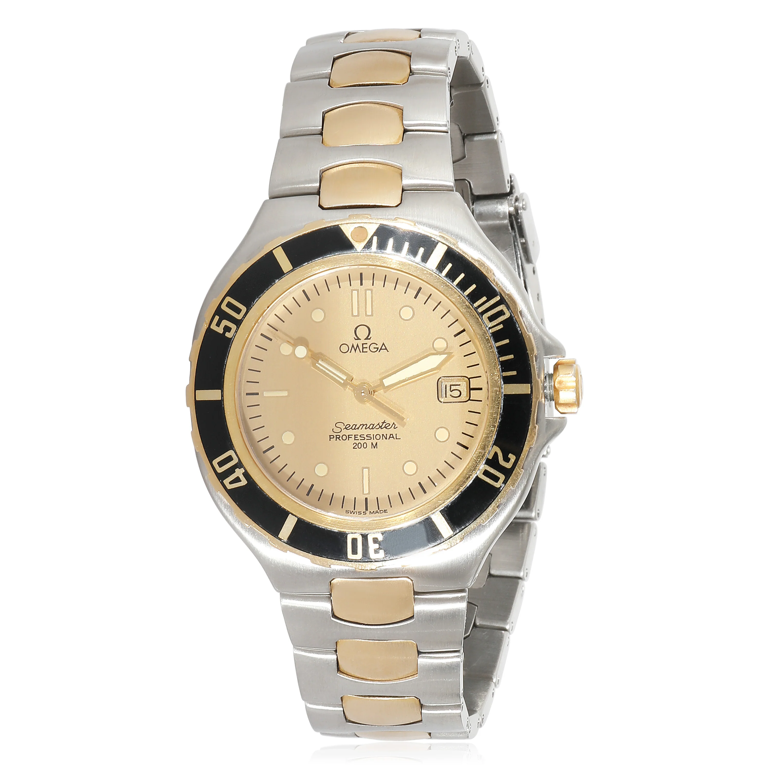 Omega Seamaster 200M 2650.10 Mens Watch in 18k Stainless Steel/Yellow Gold - Image 6