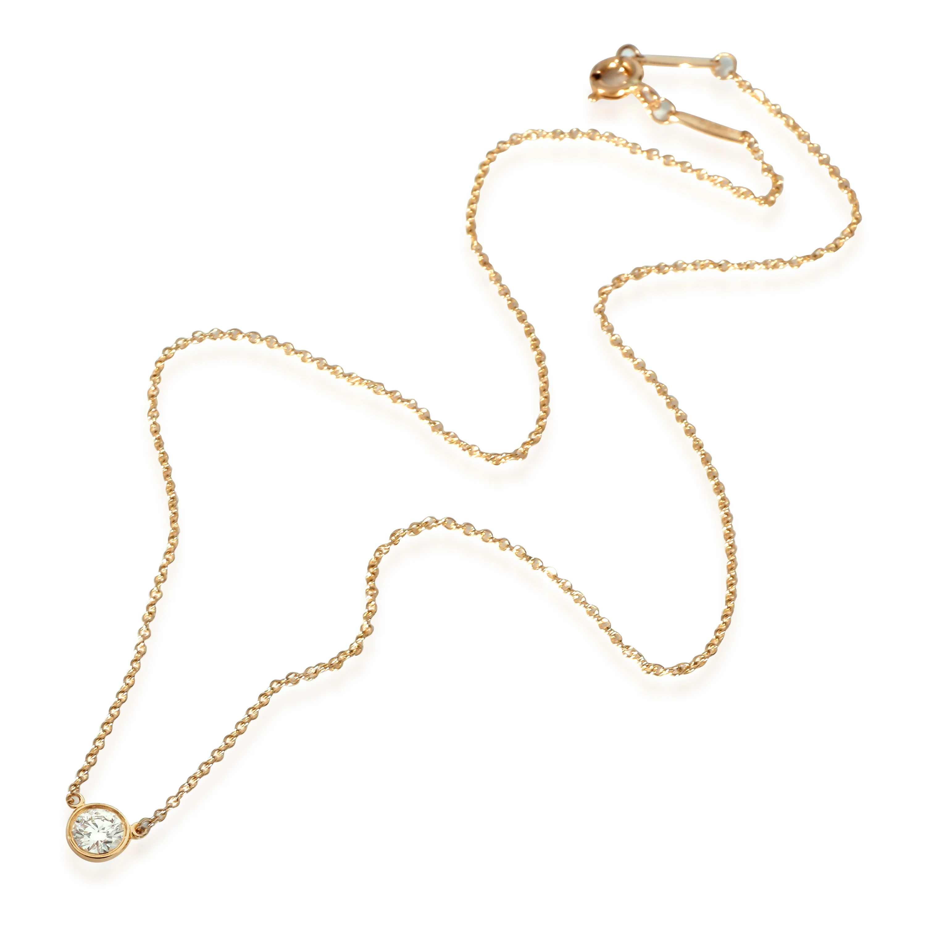 Tiffany & Co. Elsa Peretti Diamonds By The Yard Pendant 18KT Gold G VS2 0.33 CT - Image 2