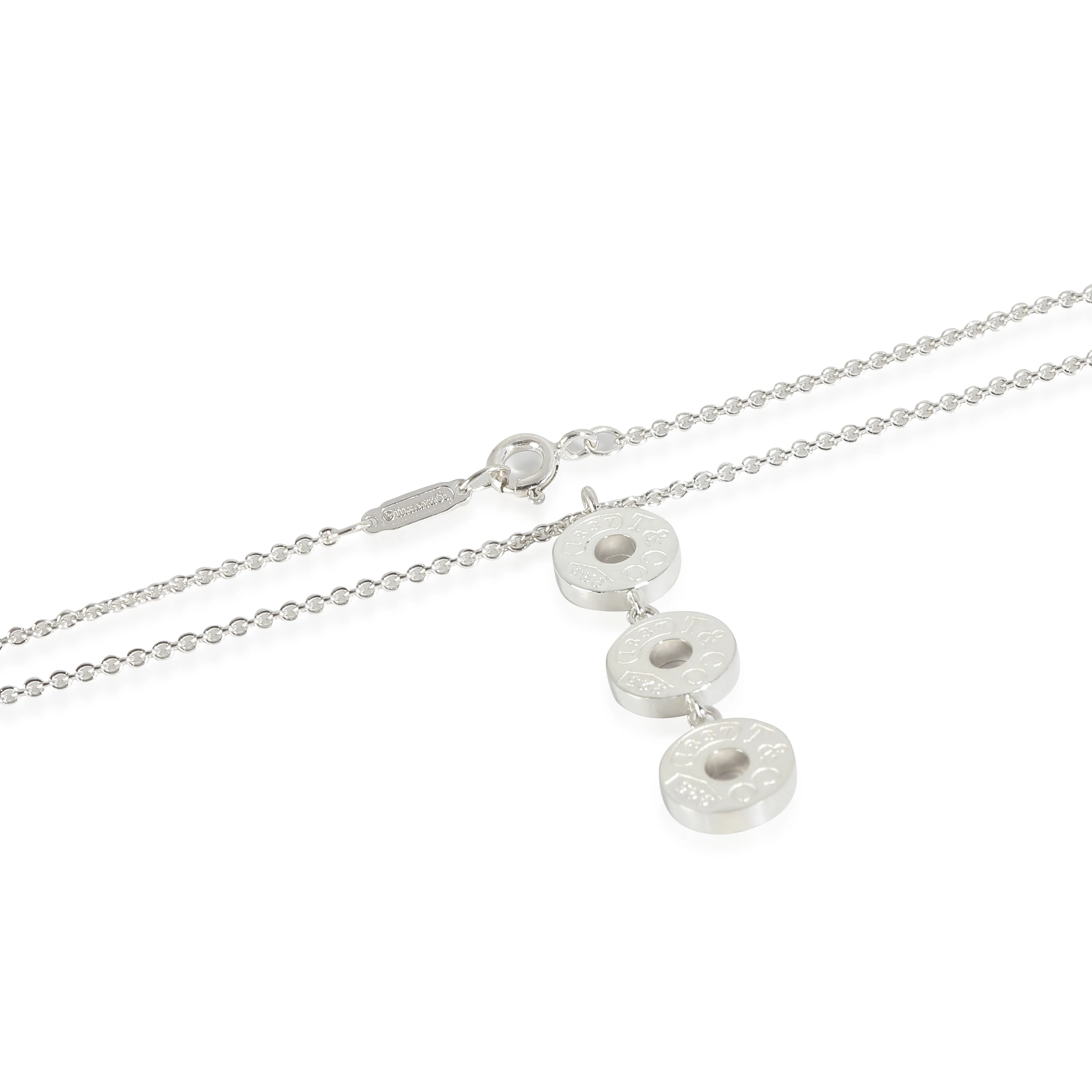 1837 Triple Drop Circle Pendant in  Sterling Silver - Image 3