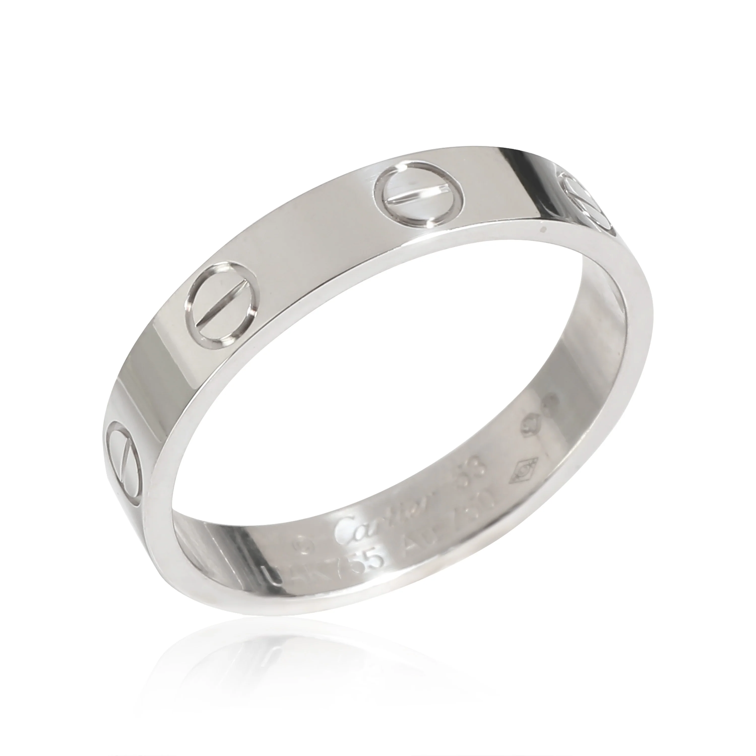 Love Ring in 18k White Gold - Image 5