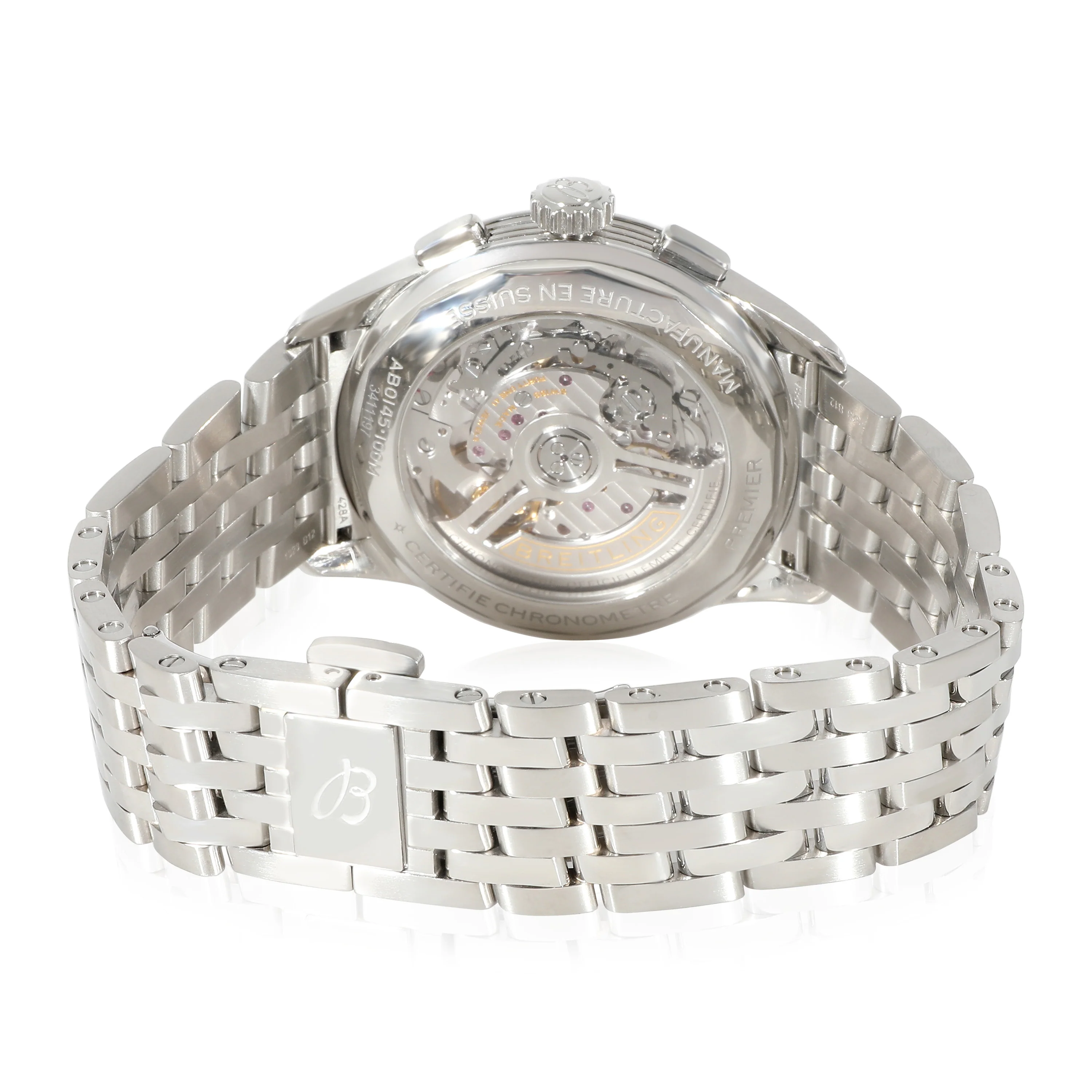 Premier B01 AB0145221B1A1 Mens Watch in  Stainless Steel - Image 4