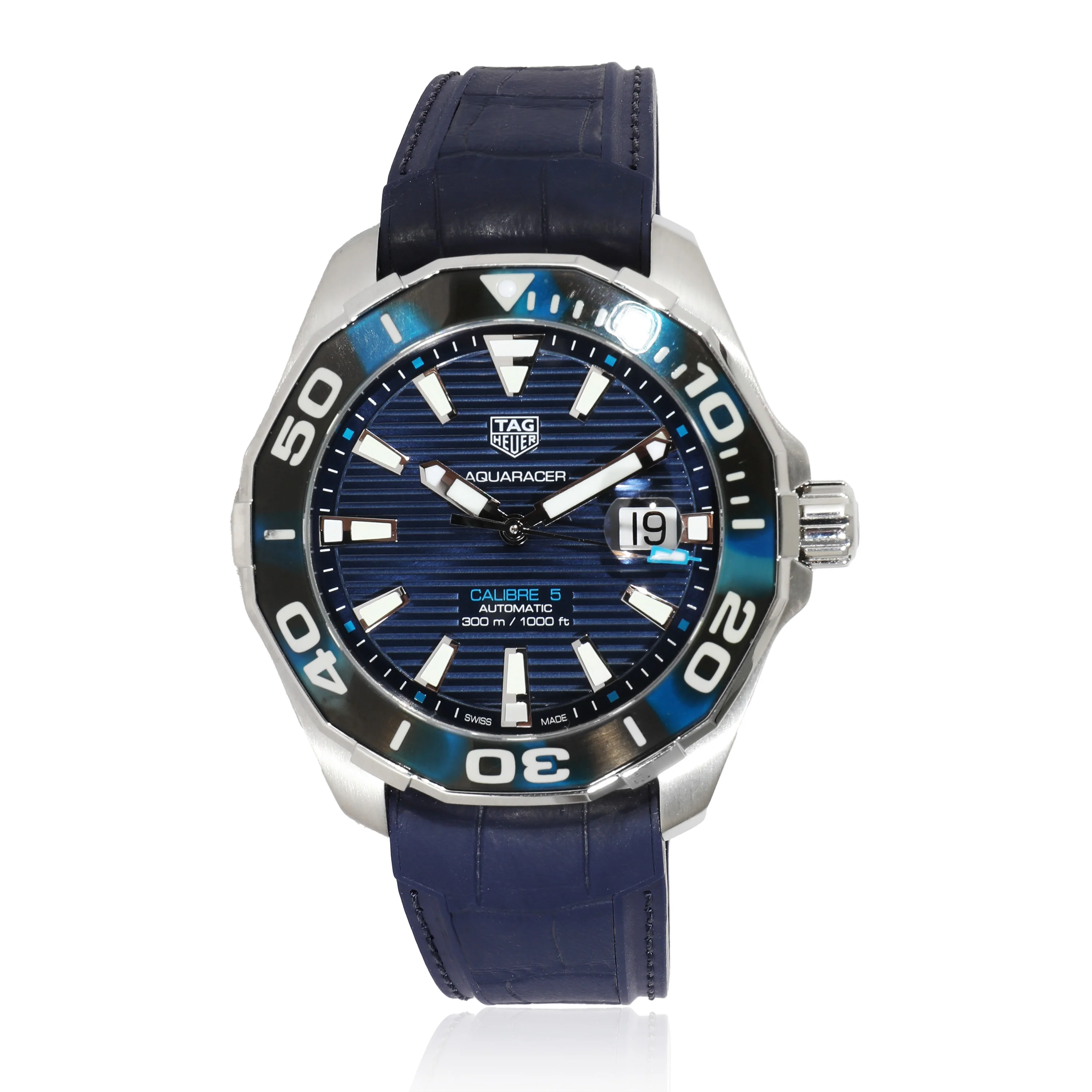 Tag Heuer Aquaracer Calibre 5 WAY201P.FT6178 Mens Watch in  Stainless Steel