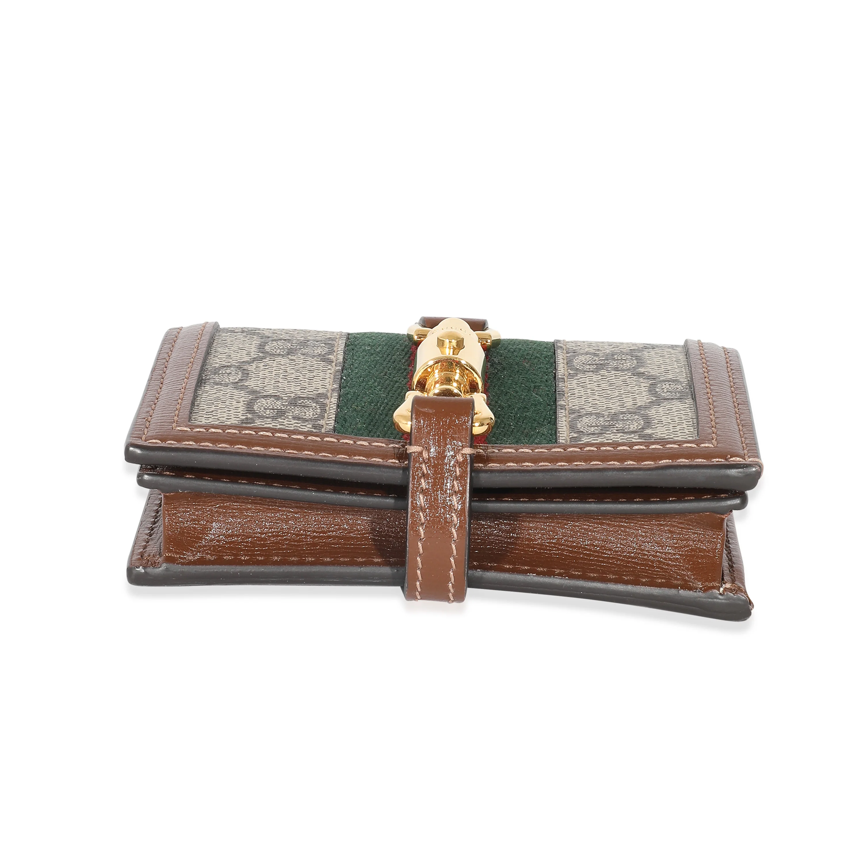 Gucci GG Supreme Jackie 1961 Card Case Wallet - Image 5