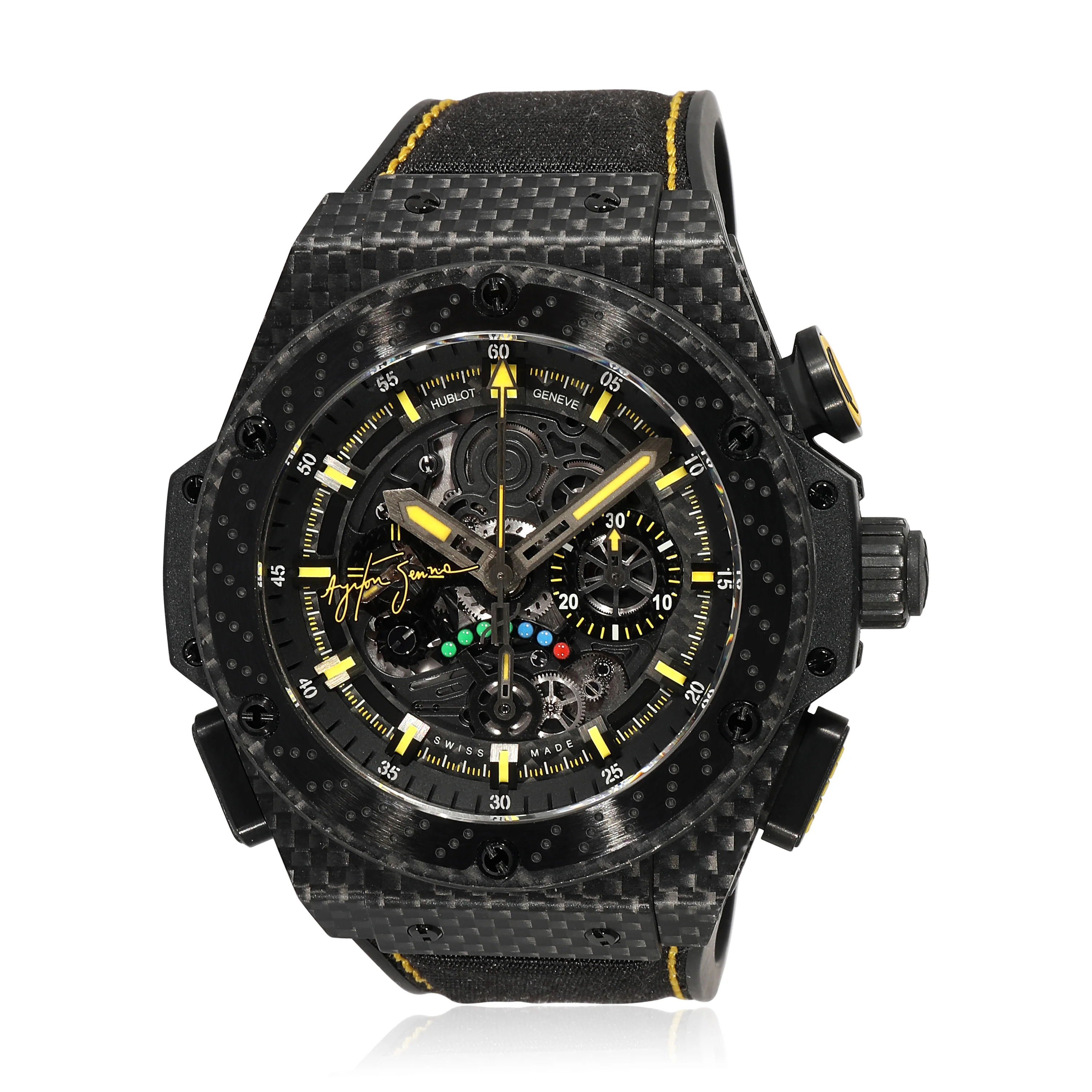 Hublot King Power Ayrton Senna 719.QM.1729.NR.AES10 Mens Watch in  Carbon Fiber - Image 6