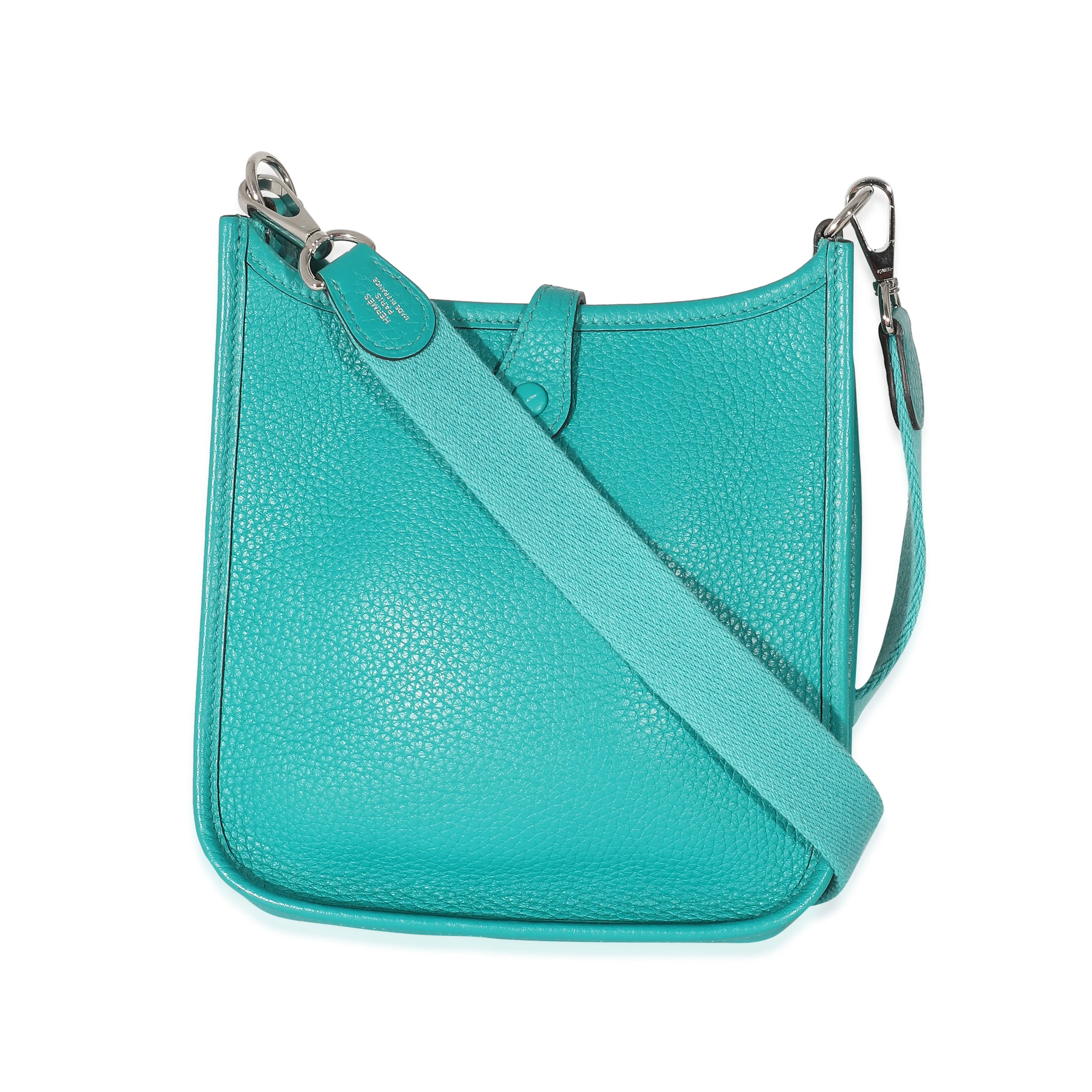 Hermes Bleu Paon Clemence Evelyne TPM PHW - Image 3