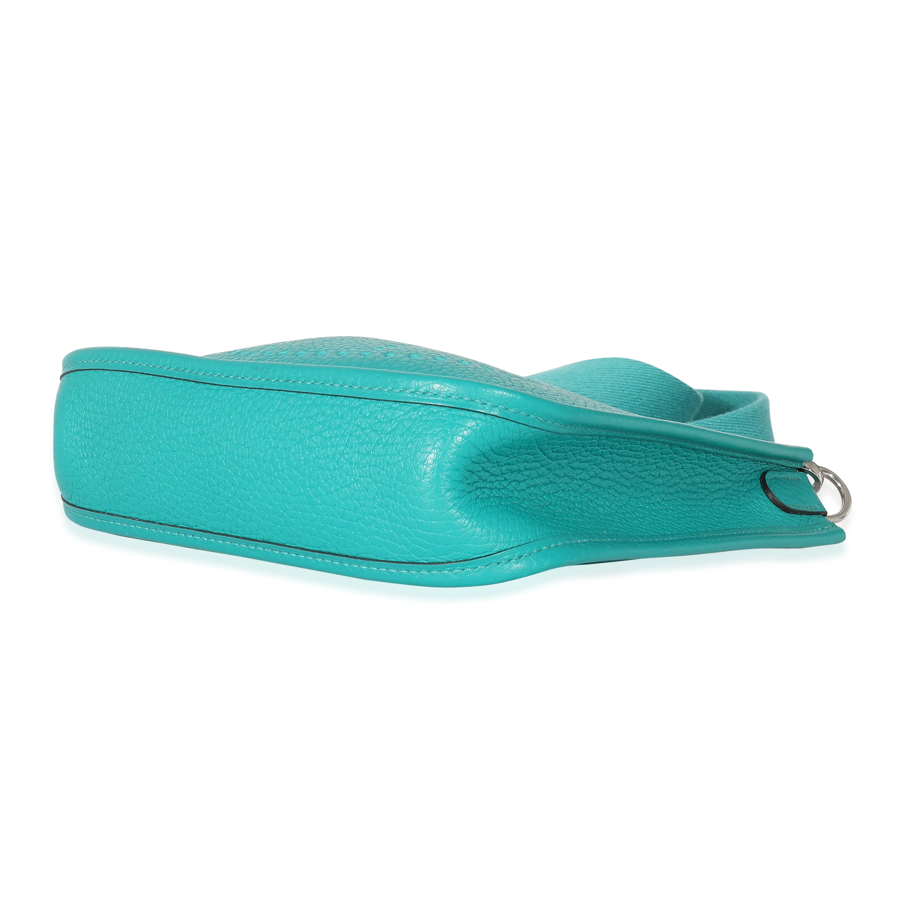 Hermes Bleu Paon Clemence Evelyne TPM PHW - Image 7