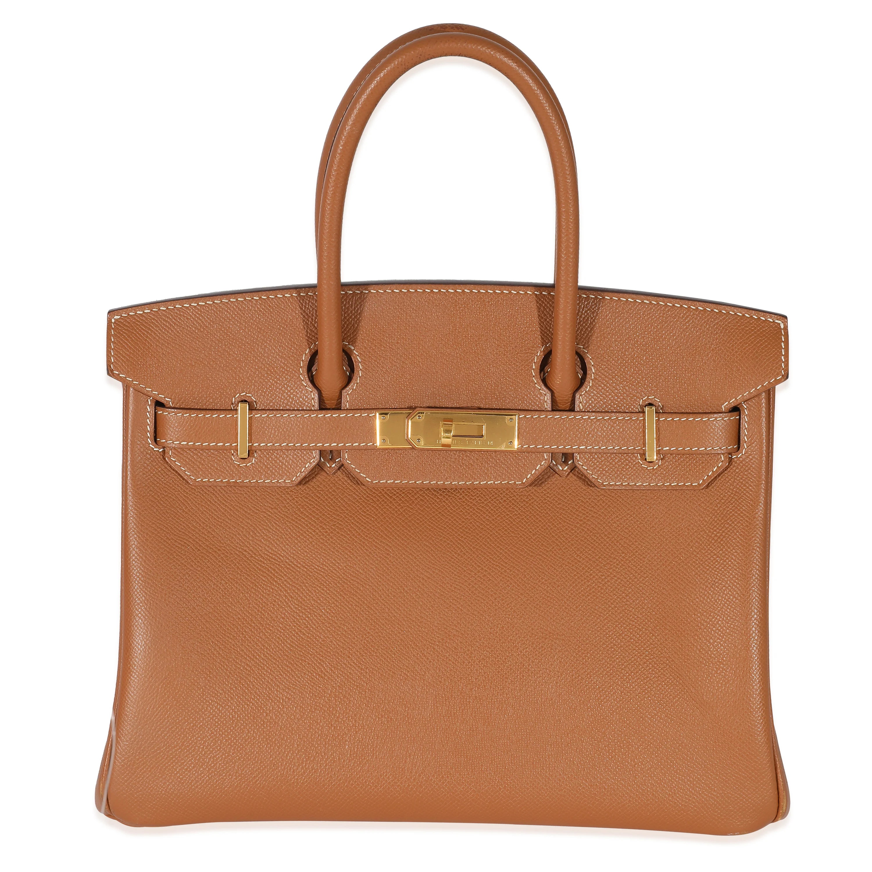 Gold Epsom Birkin 30 GHW - Image 2