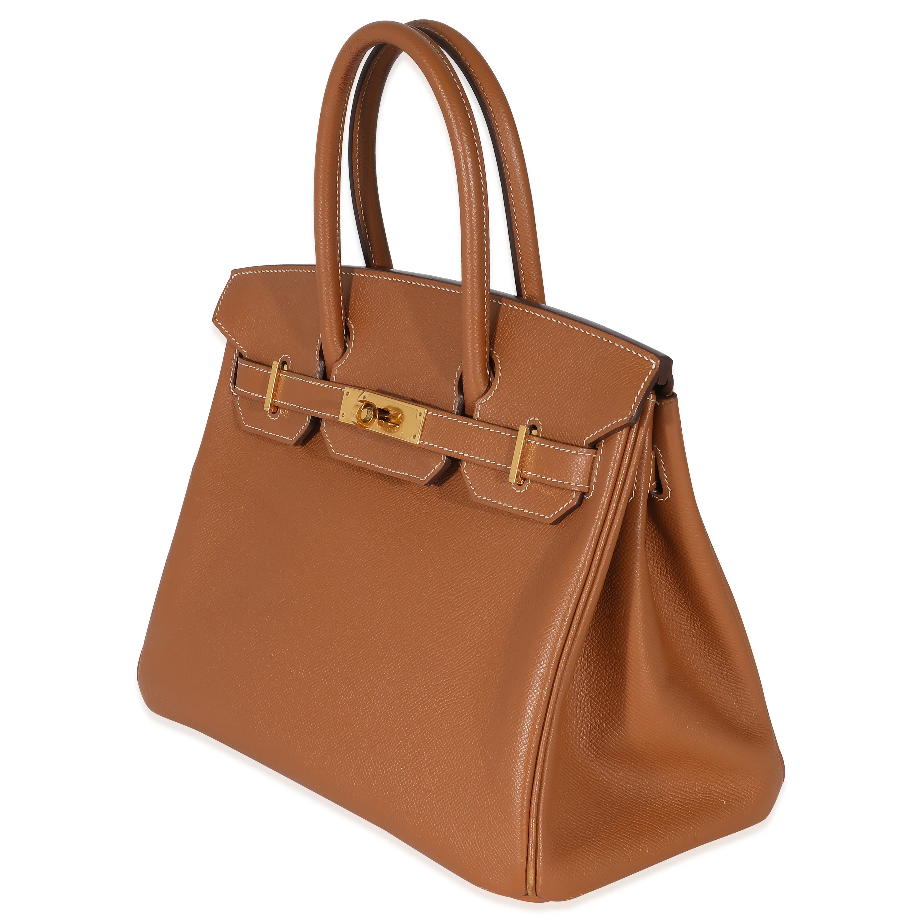 Gold Epsom Birkin 30 GHW - Image 3
