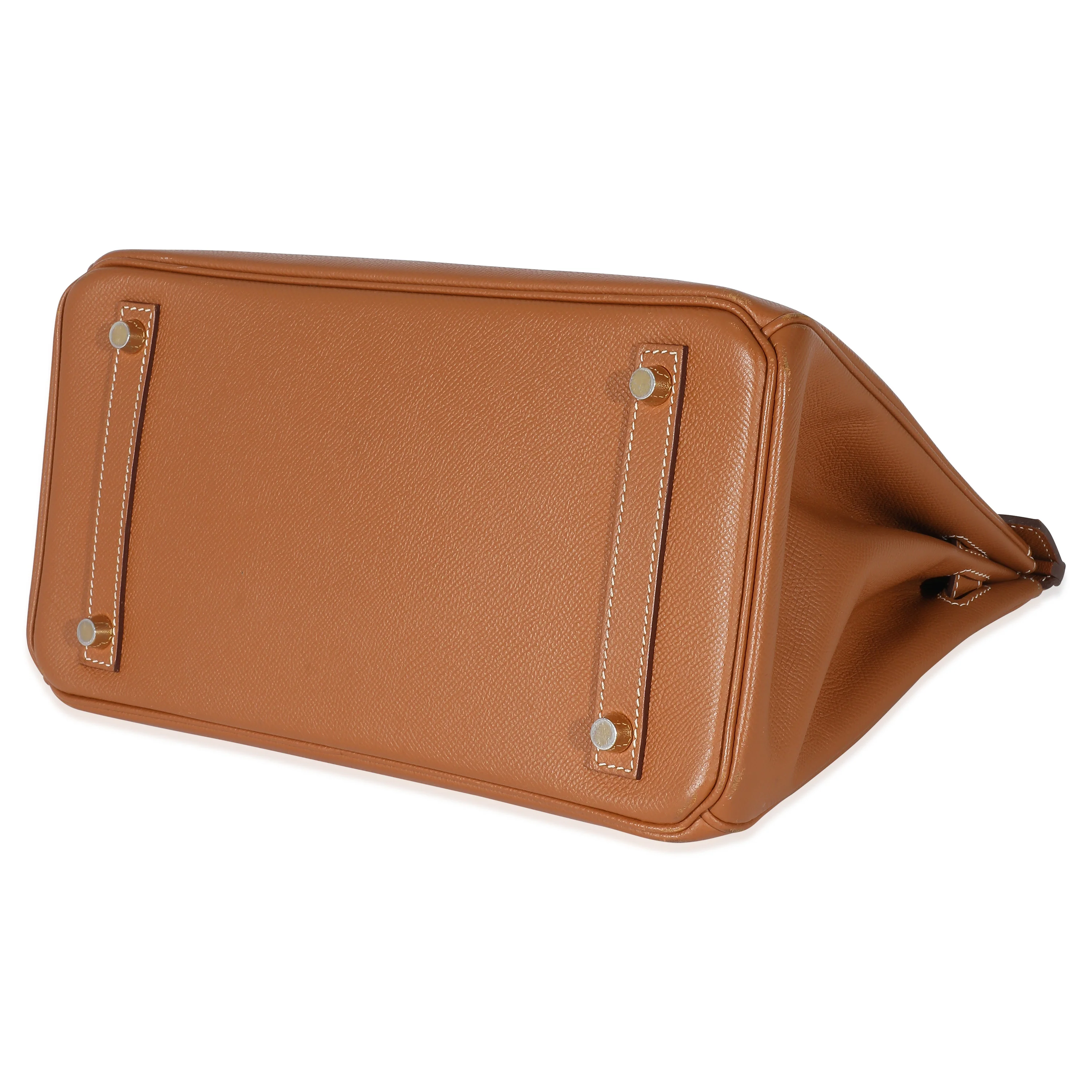 Gold Epsom Birkin 30 GHW - Image 6