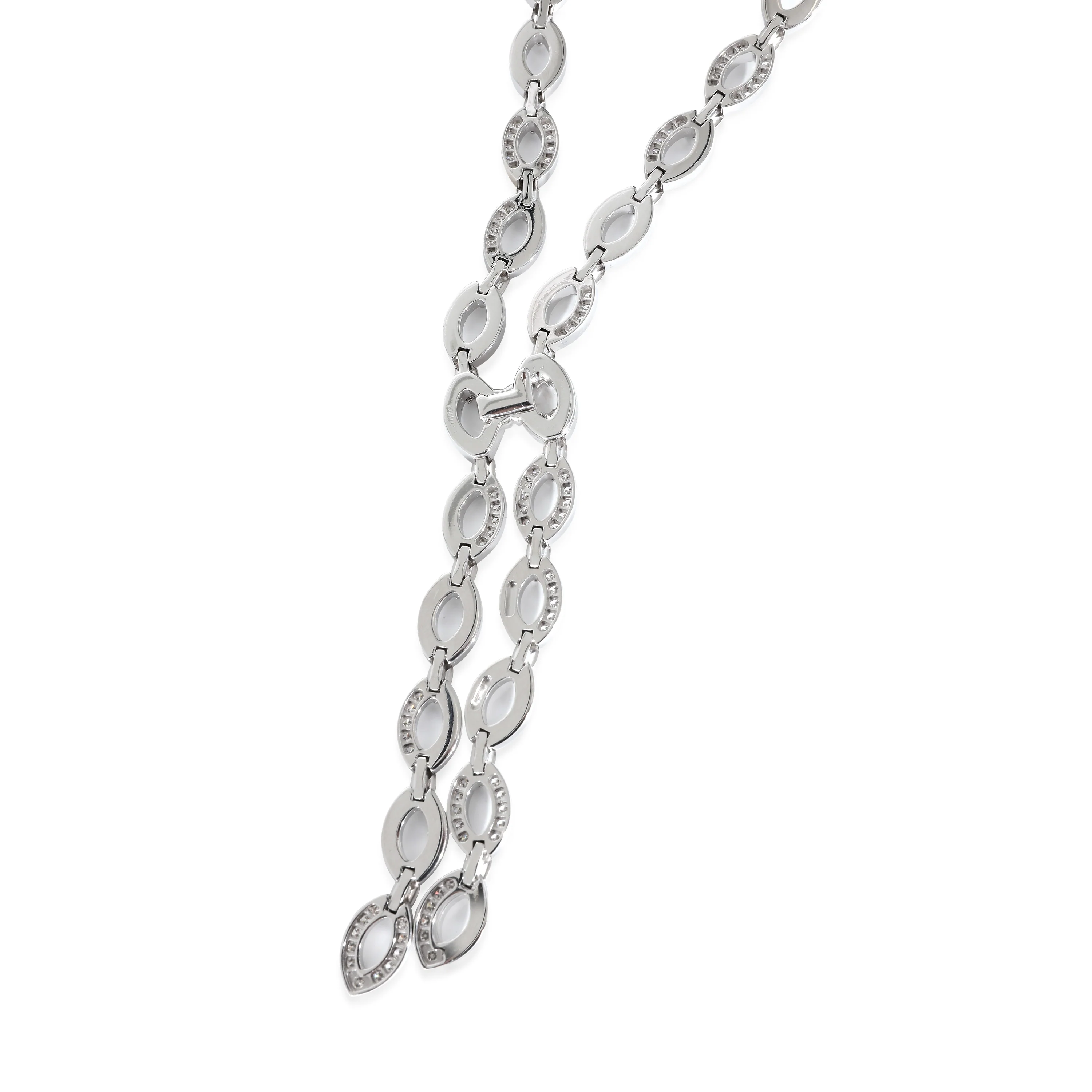 Cartier Diadea Lariat Diamond Necklace in 18k White Gold 3.40 CTW - Image 3