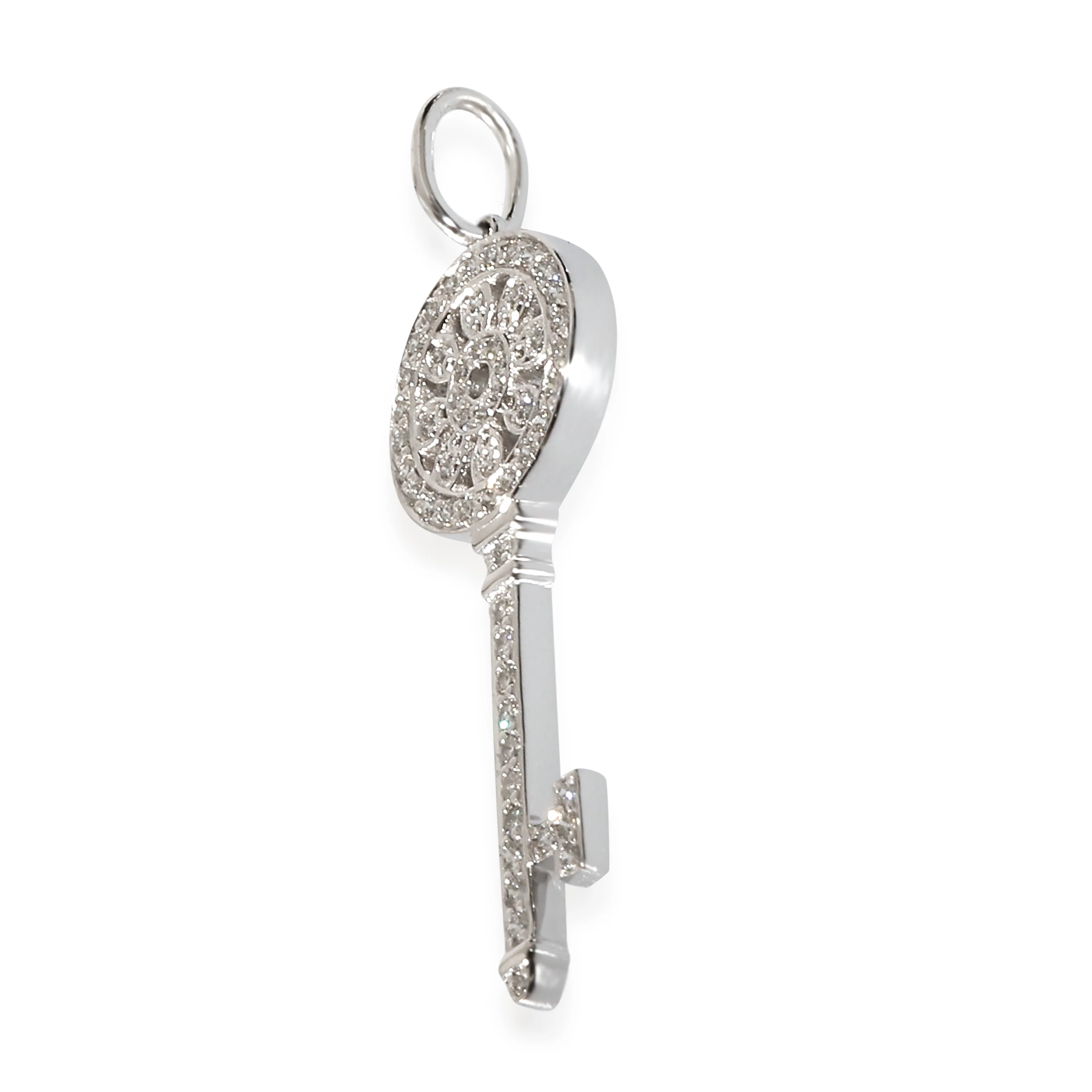Tiffany & Co. Mini Petals Keys Diamond Pendant in Platinum 0.14 CTW - Image 2