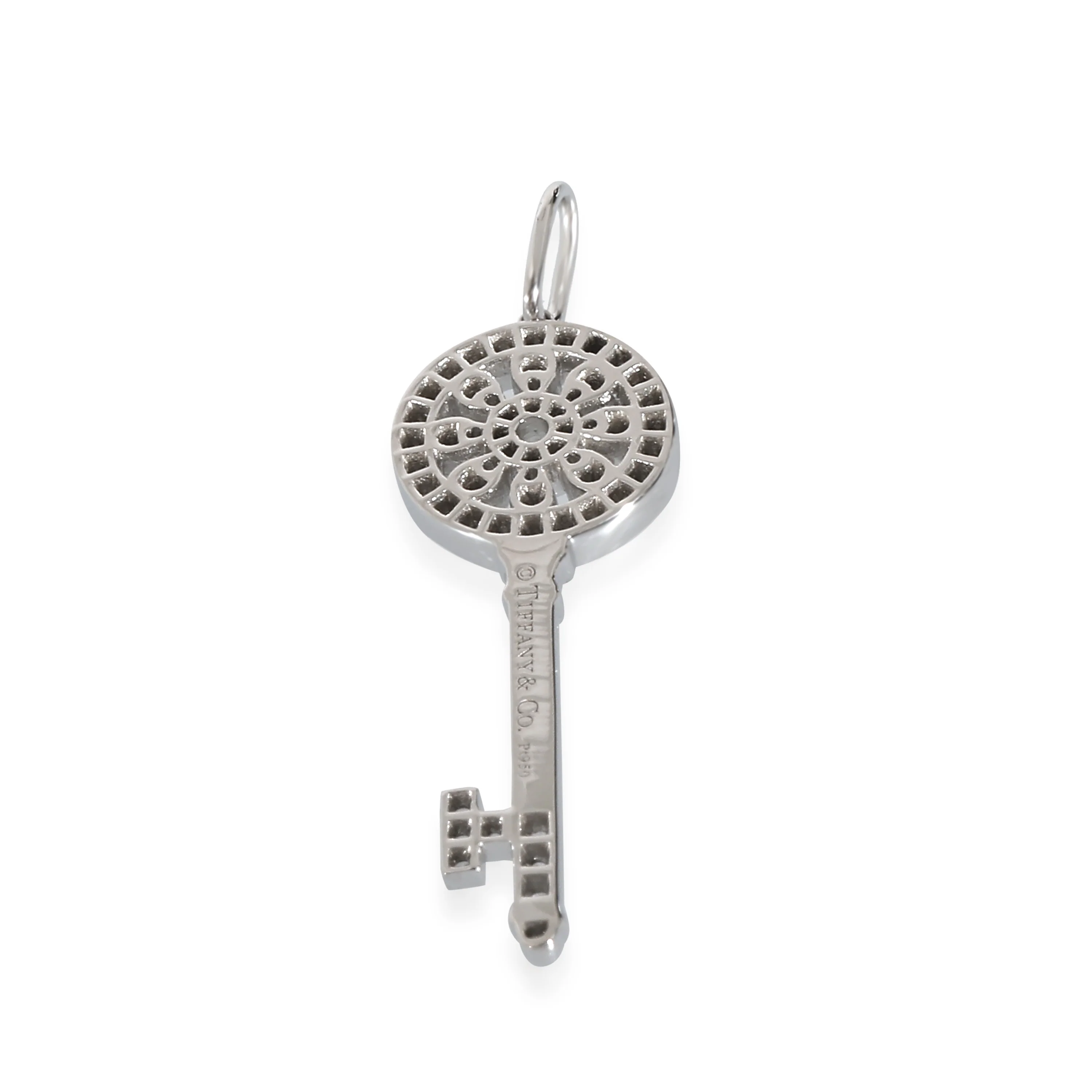 Tiffany & Co. Mini Petals Keys Diamond Pendant in Platinum 0.14 CTW - Image 3