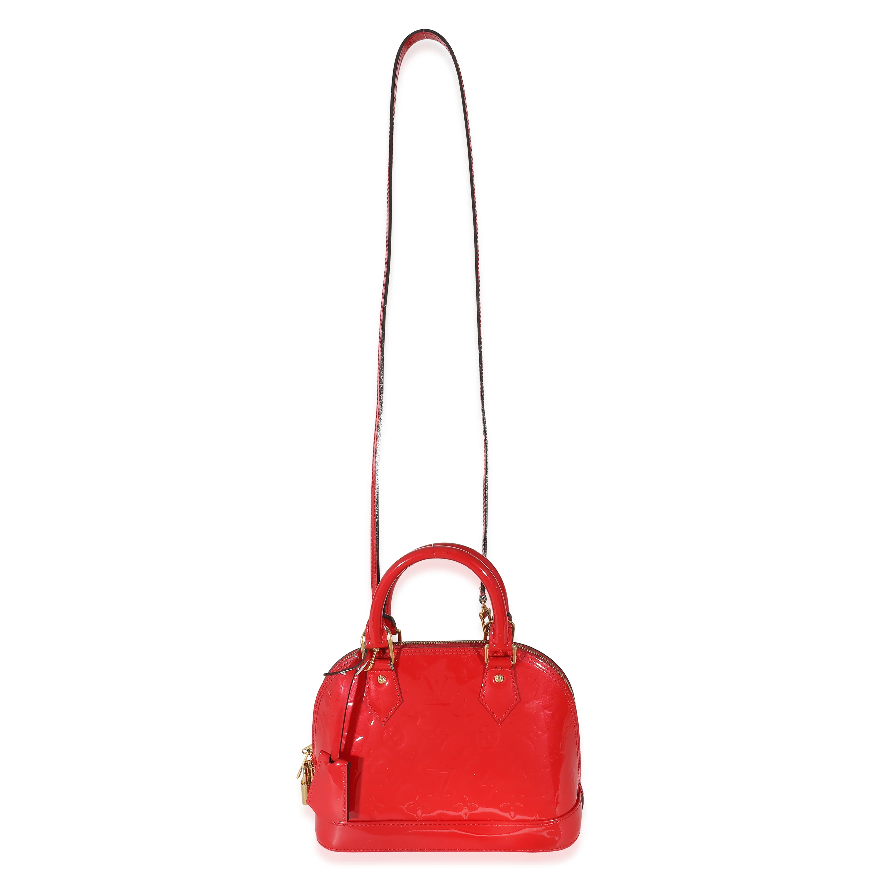 Louis Vuitton Cerise Monogram Vernis Alma BB - Image 6