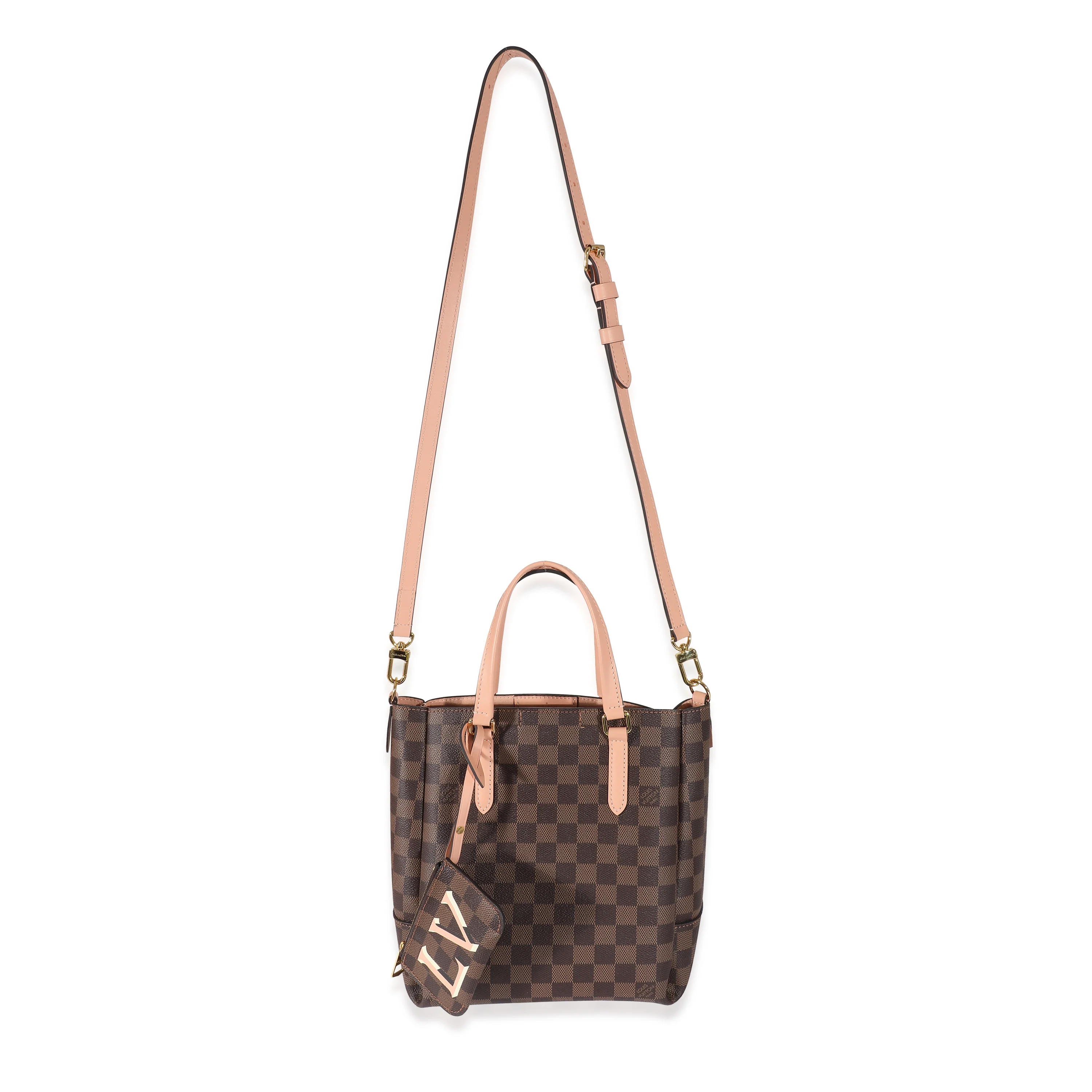 Louis Vuitton Venus Pink Damier Ebene Canvas Belmont PM - Image 5