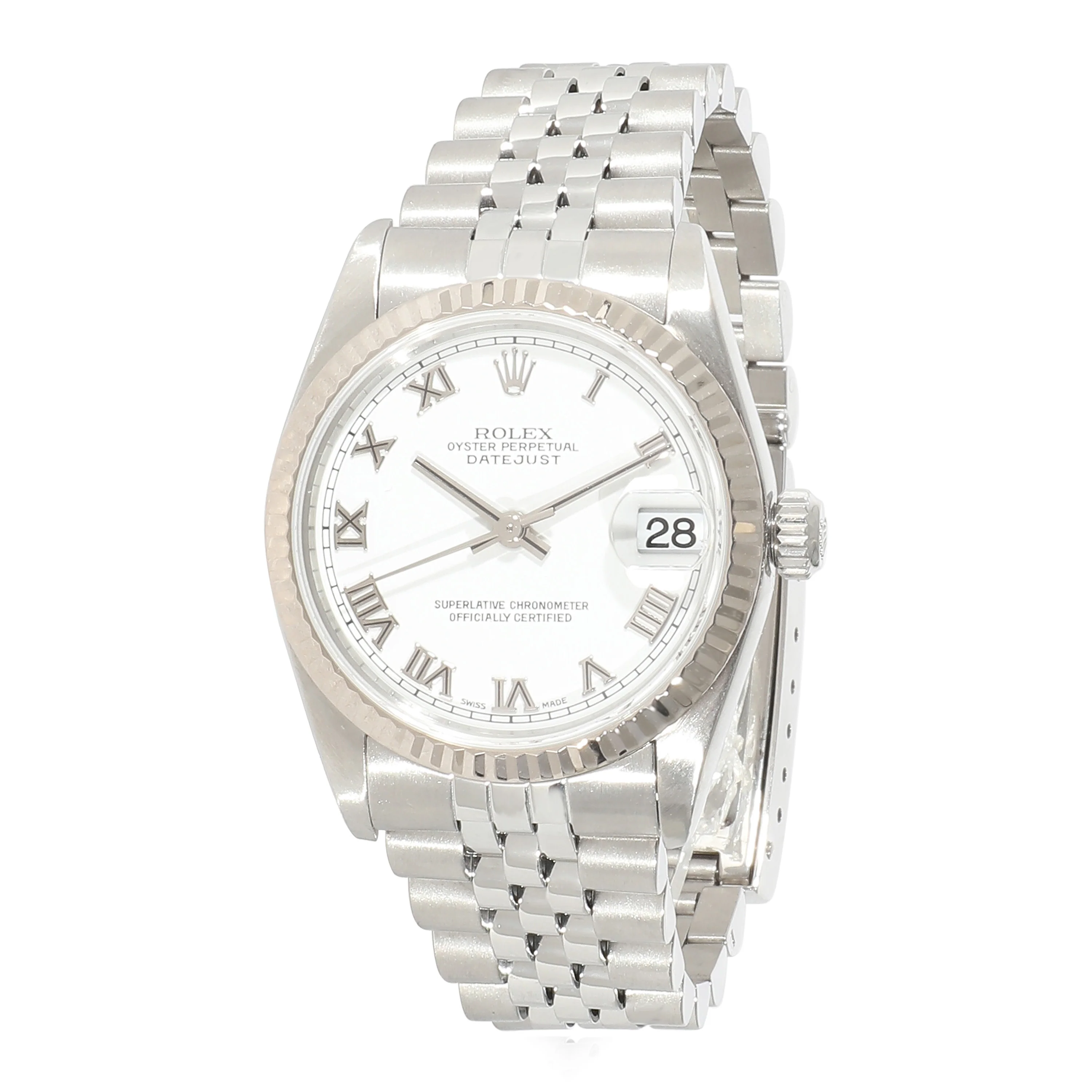 Rolex Datejust 78274 Unisex Watch in 18kt Stainless Steel/White Gold - Image 5