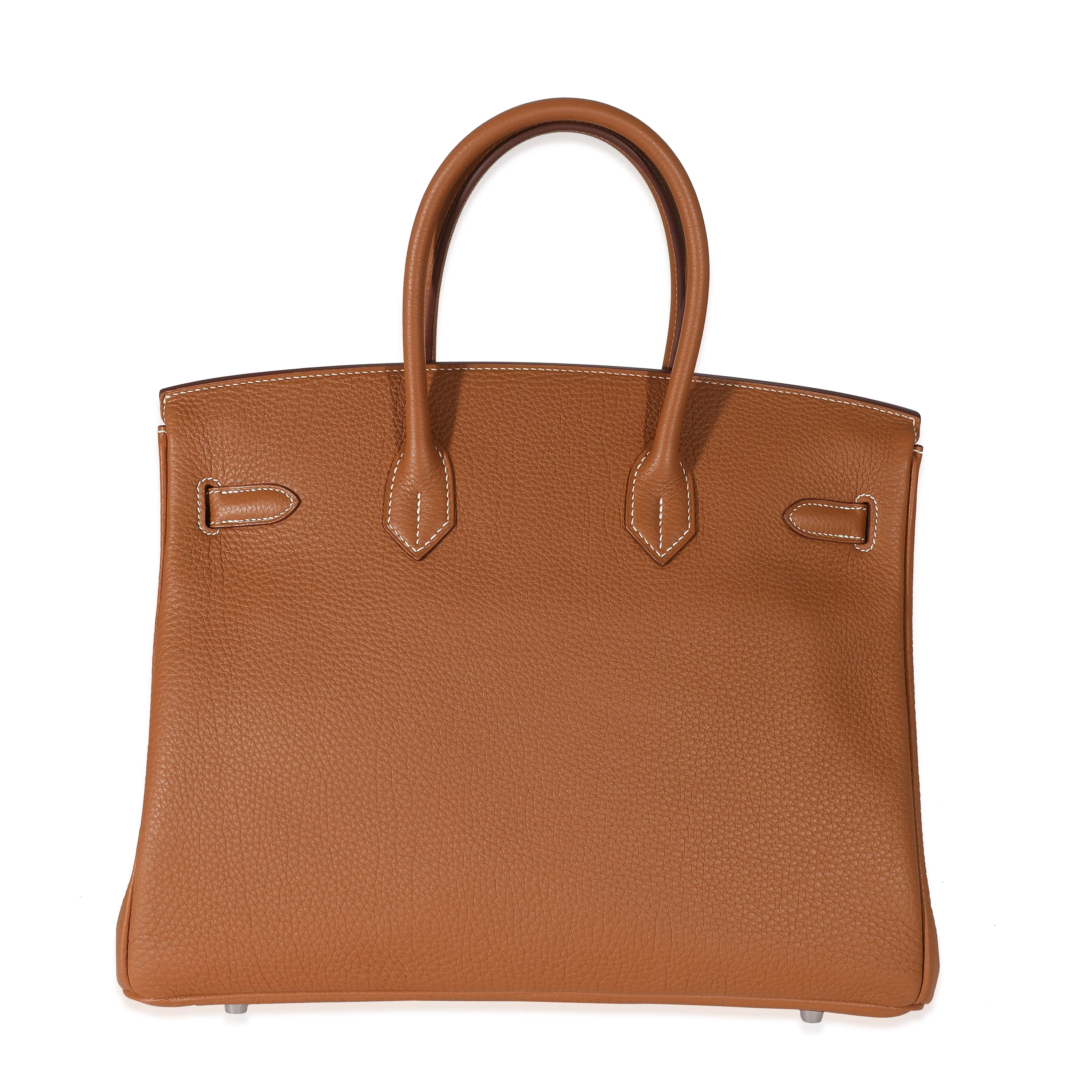 Hermes Gold Togo Birkin 35 PHW - Image 3
