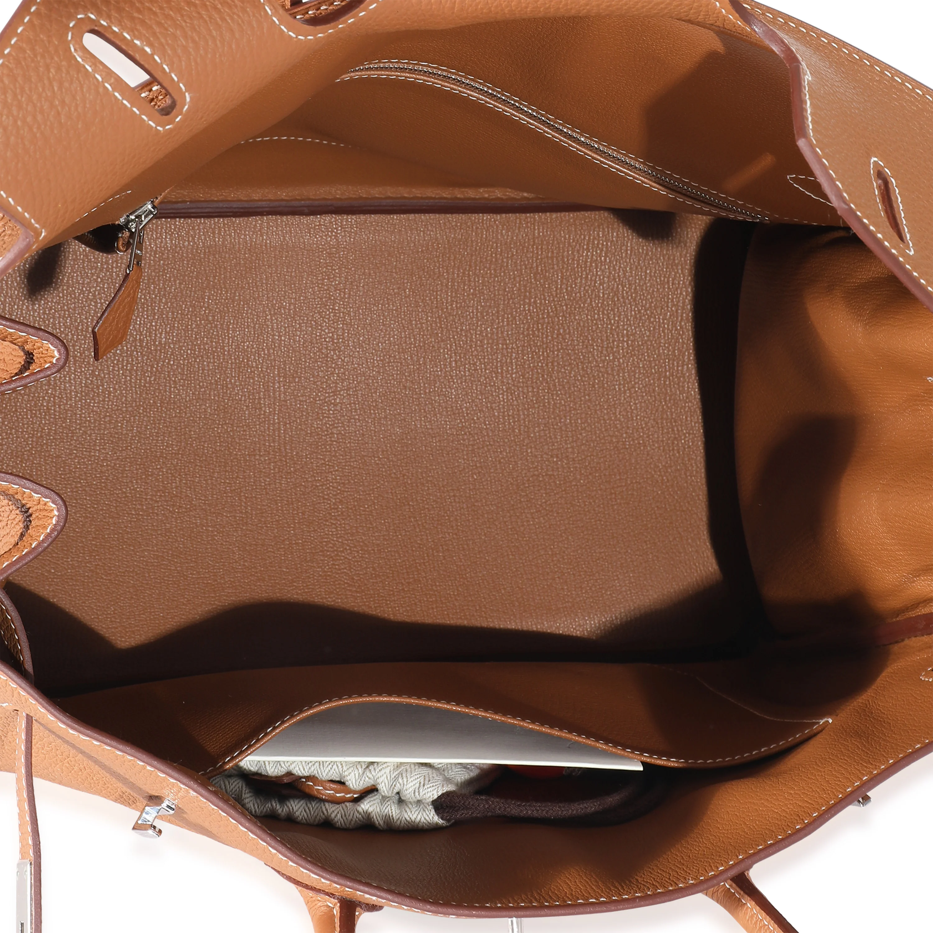 Hermes Gold Togo Birkin 35 PHW - Image 4