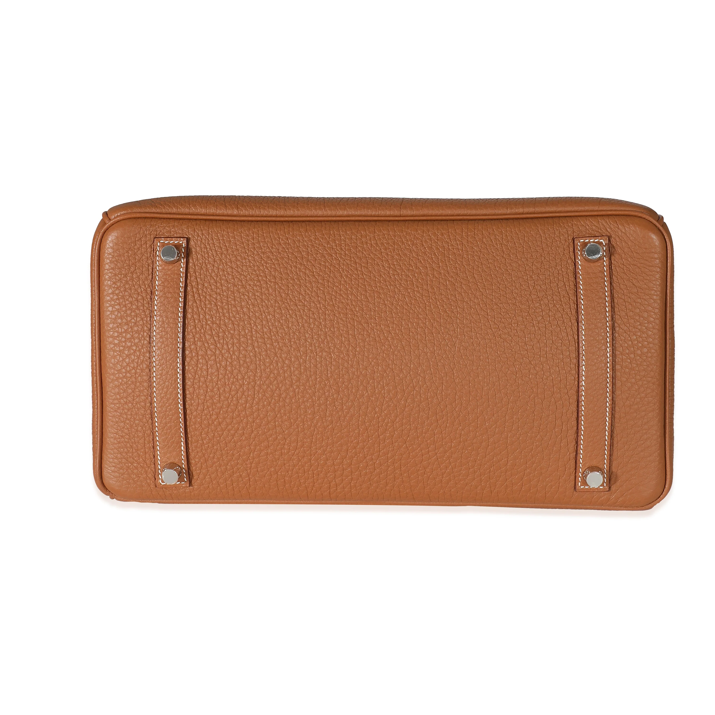 Hermes Gold Togo Birkin 35 PHW - Image 5