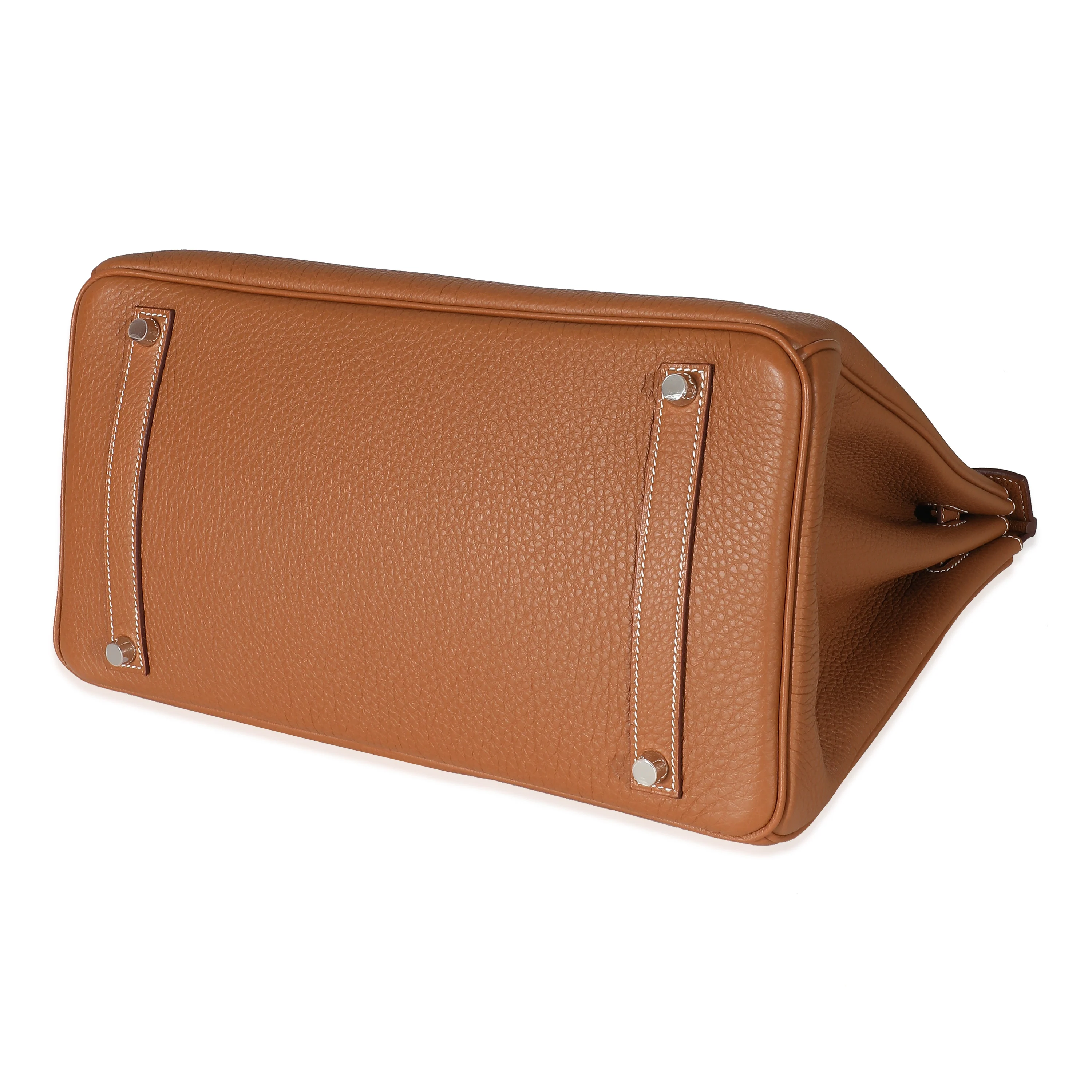 Hermes Gold Togo Birkin 35 PHW - Image 7