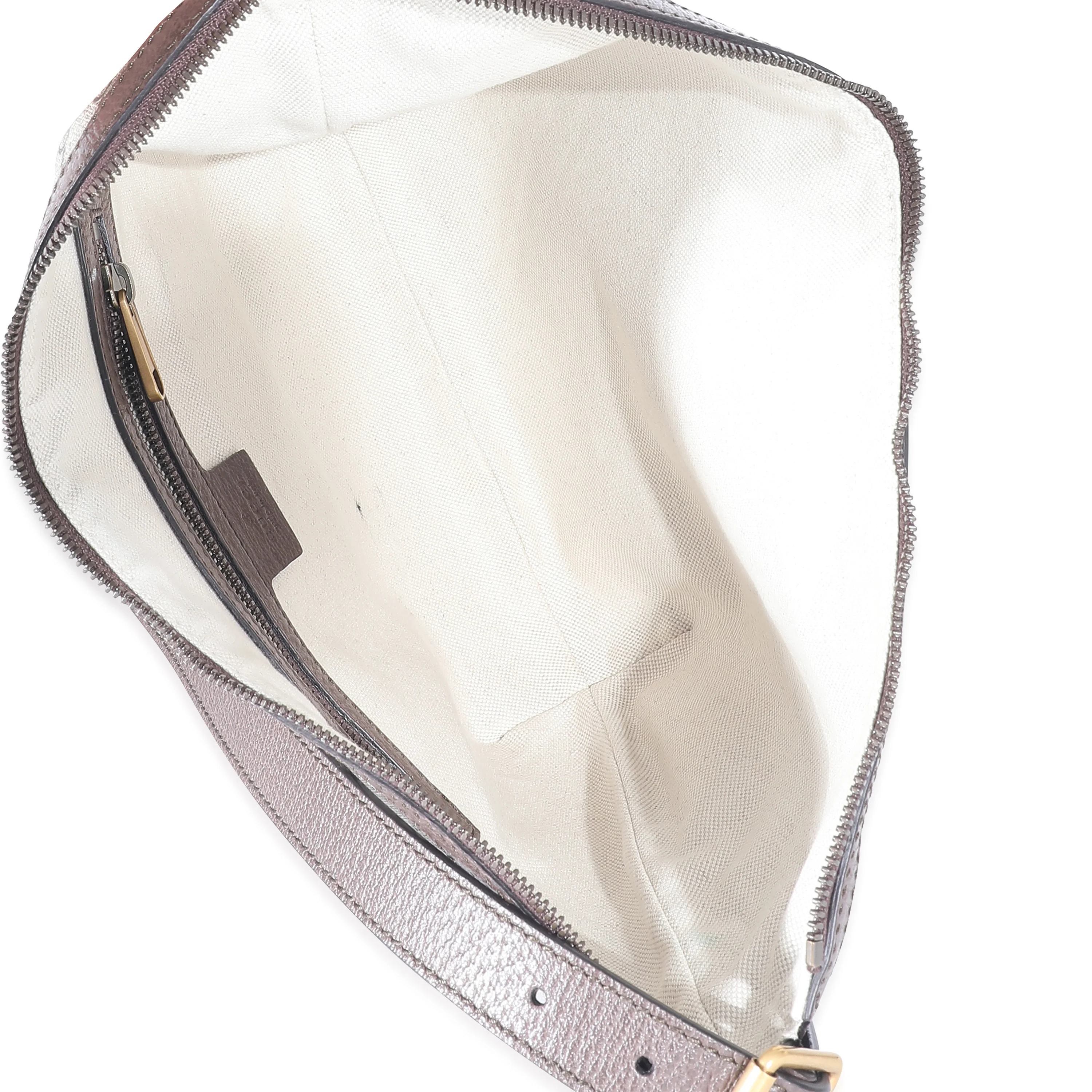 Gucci Beige GG Canvas Ophidia Small Shoulder Bag - Image 8