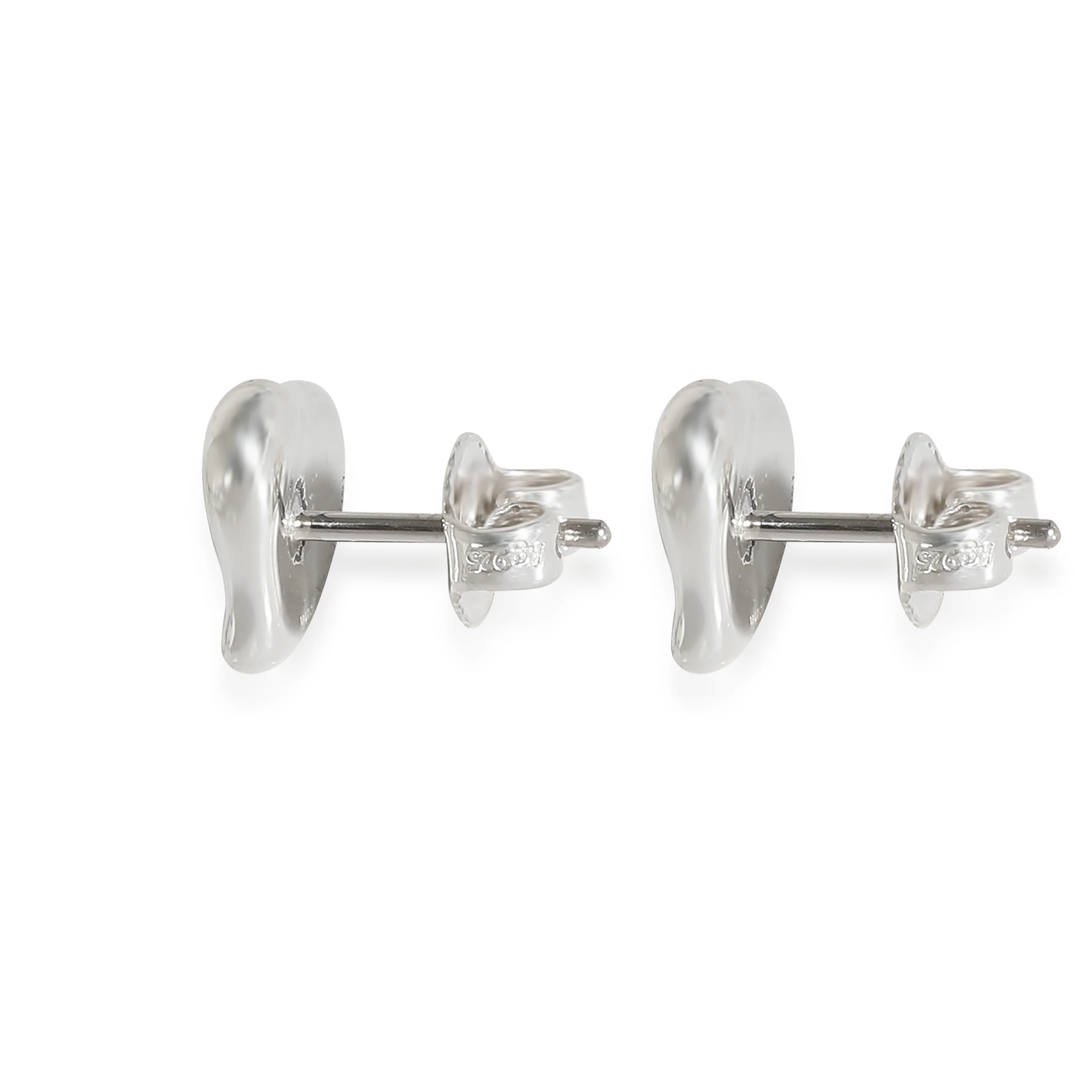 Elsa Peretti 10mm Heart Earrings in Sterling Silver - Image 2