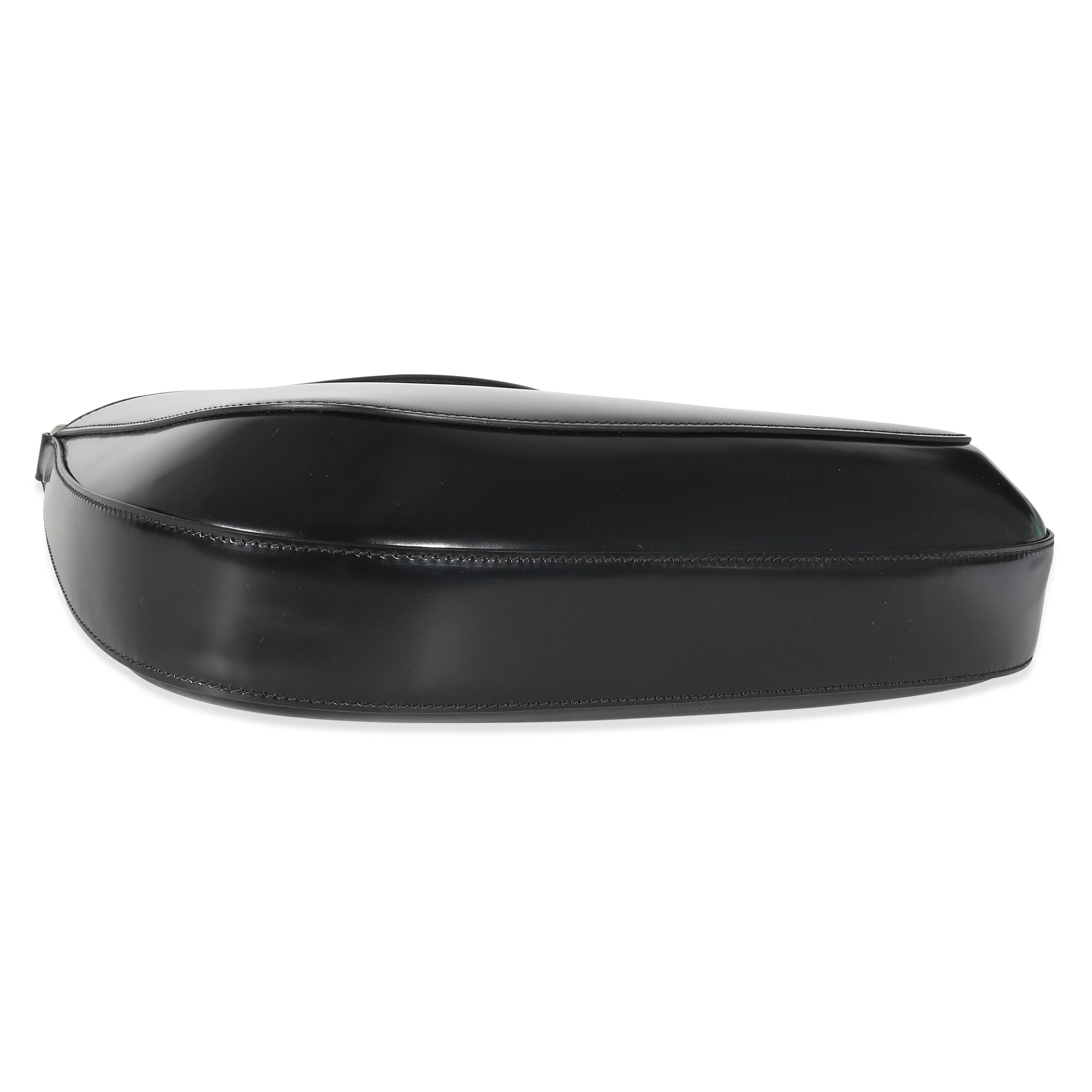 Prada Black Spazzolato Cleo Bag - Image 3