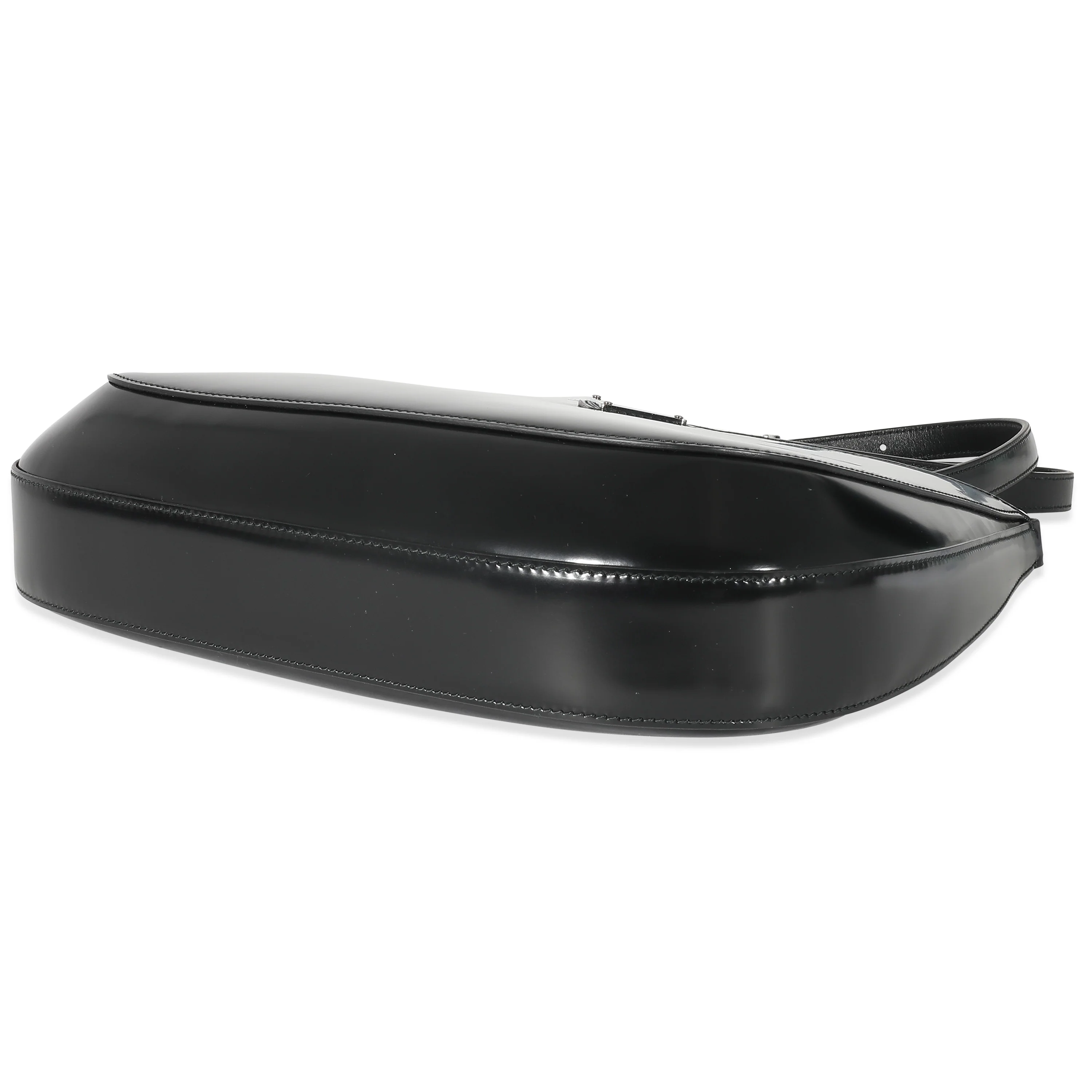 Prada Black Spazzolato Cleo Bag - Image 5
