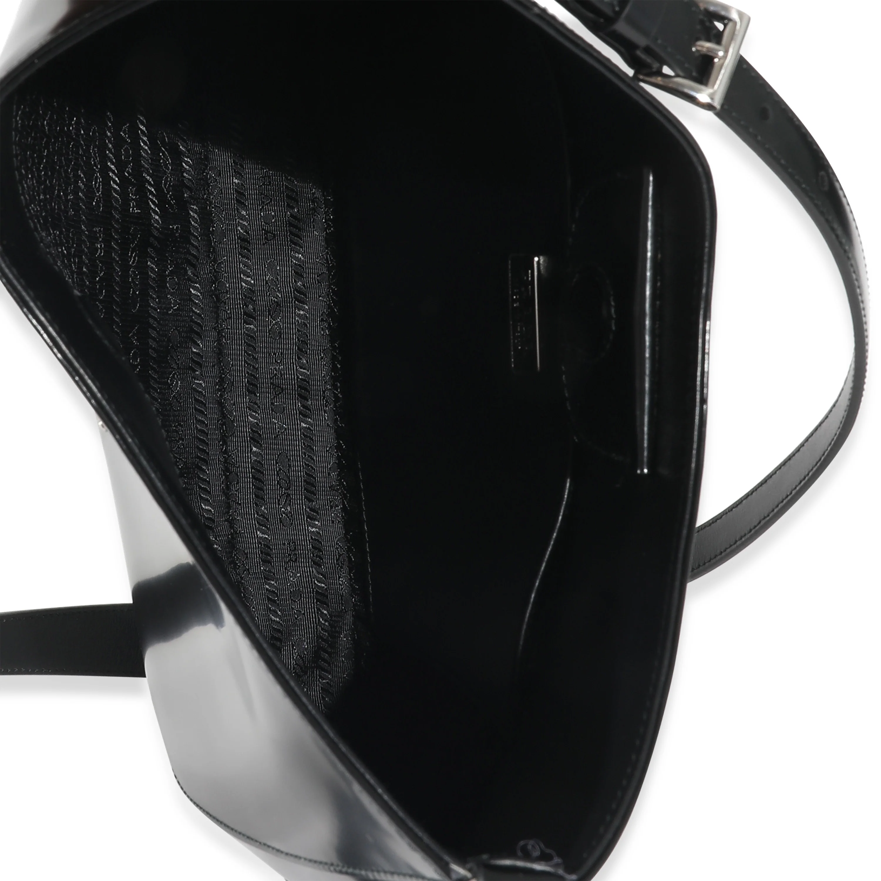 Prada Black Spazzolato Cleo Bag - Image 8