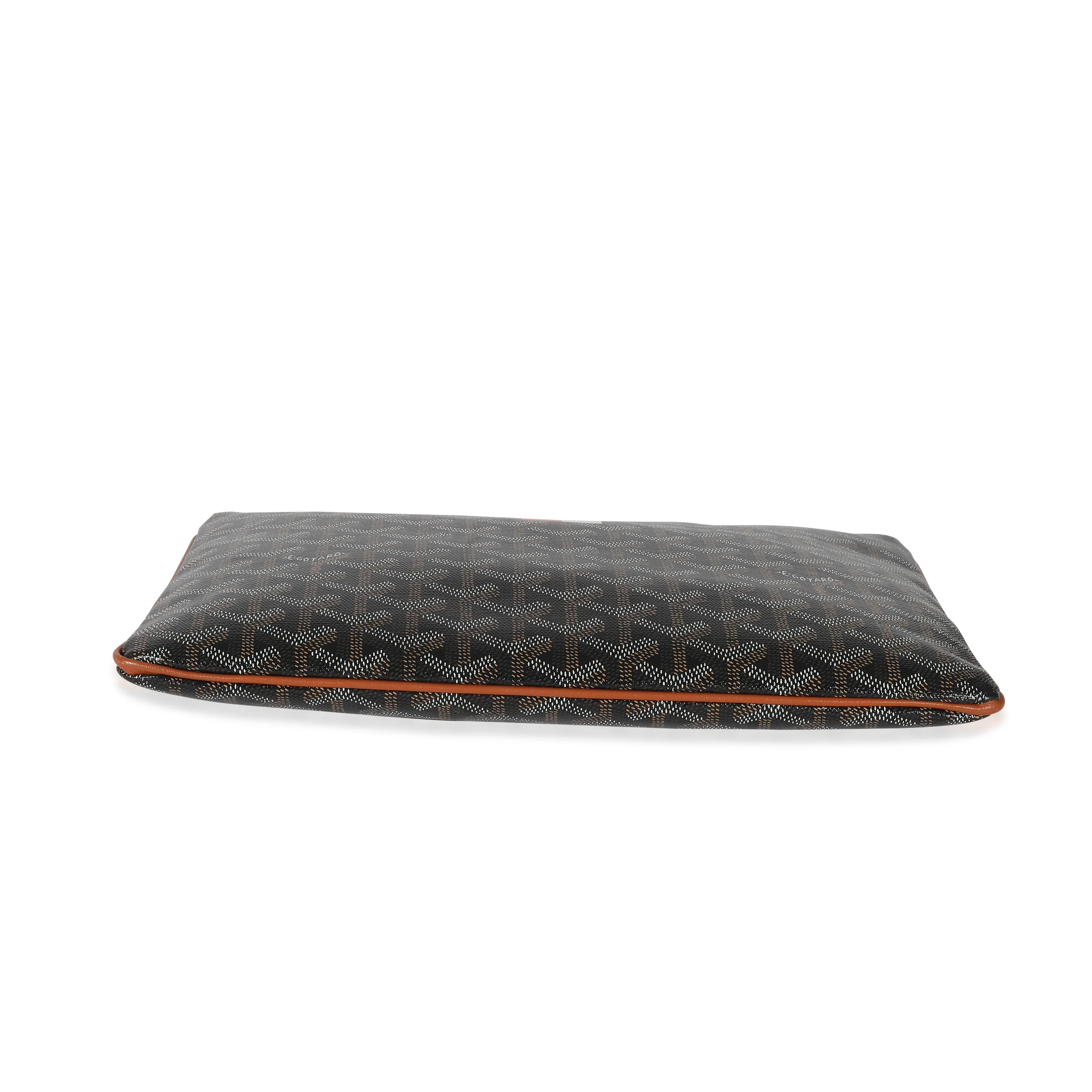 Goyard Black Gold Goyardine Canvas Senat MM - Image 5