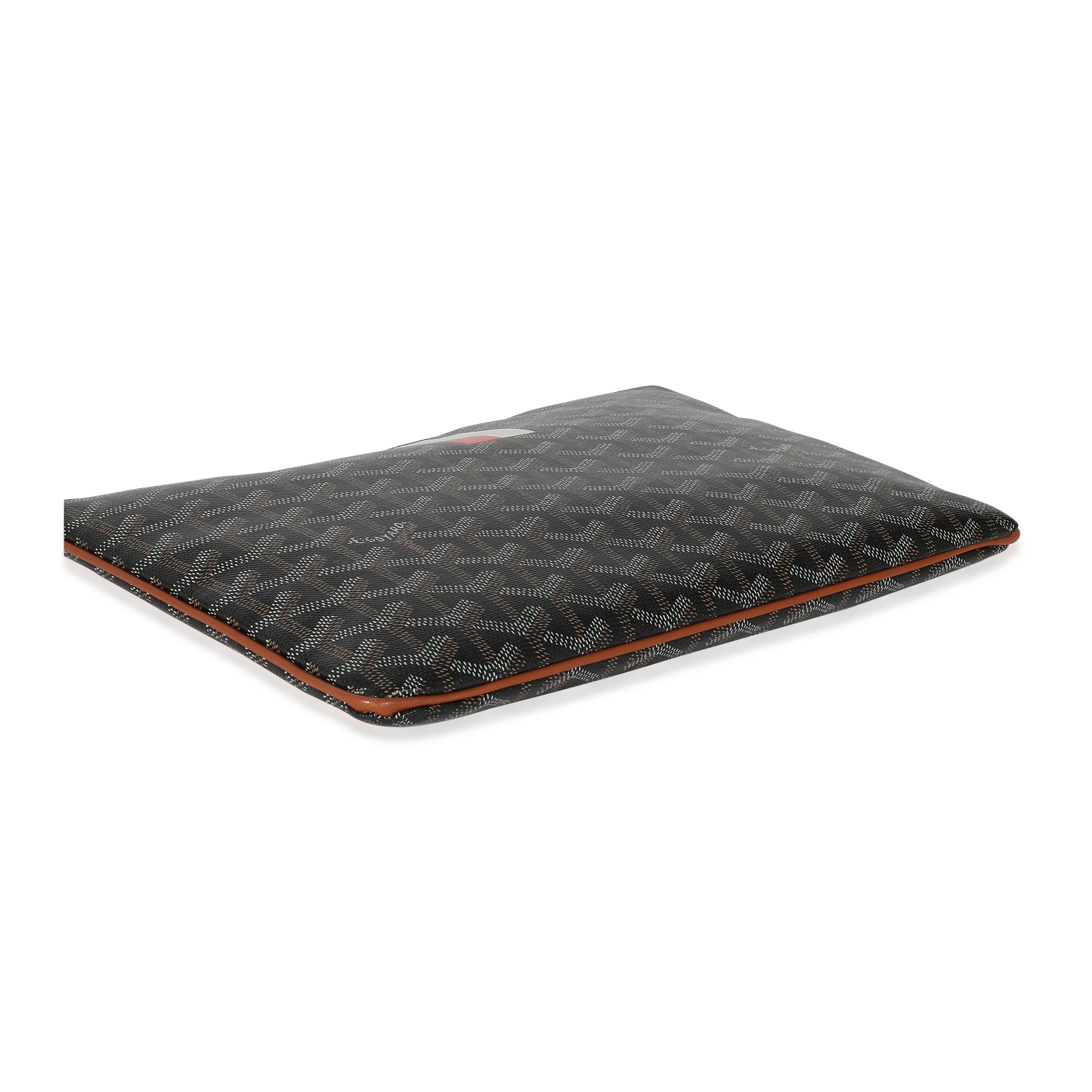 Goyard Black Gold Goyardine Canvas Senat MM - Image 6