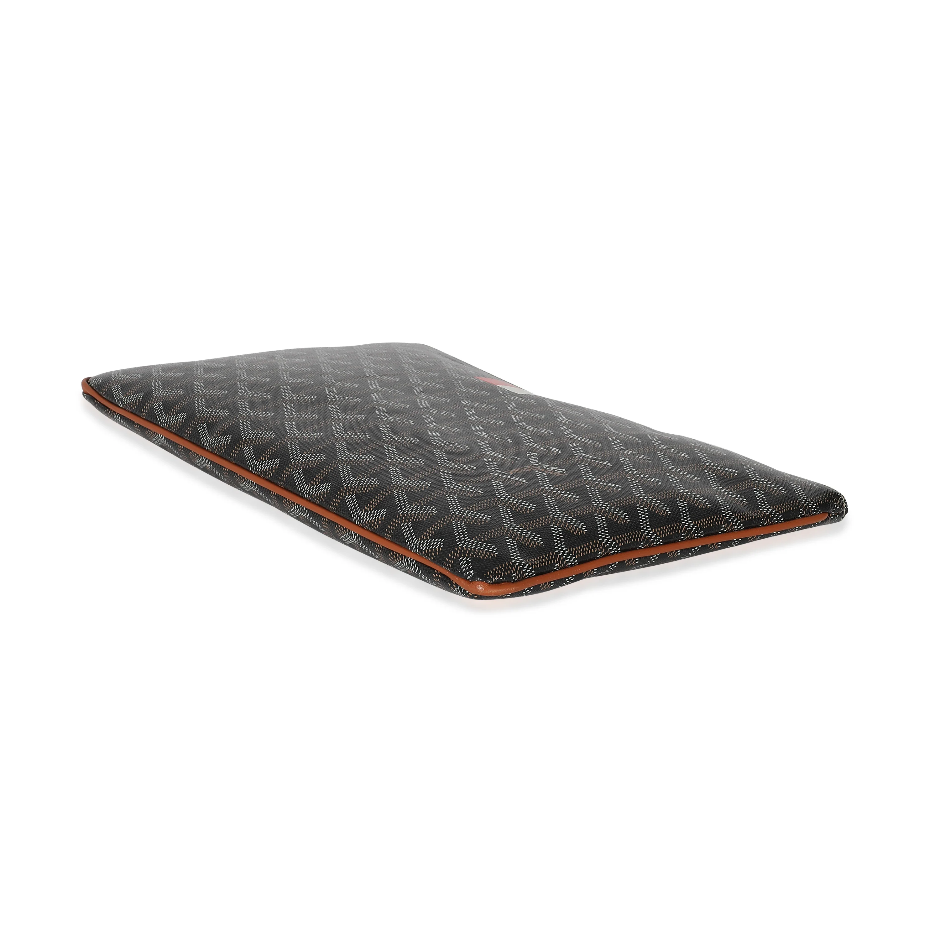 Goyard Black Gold Goyardine Canvas Senat MM - Image 7